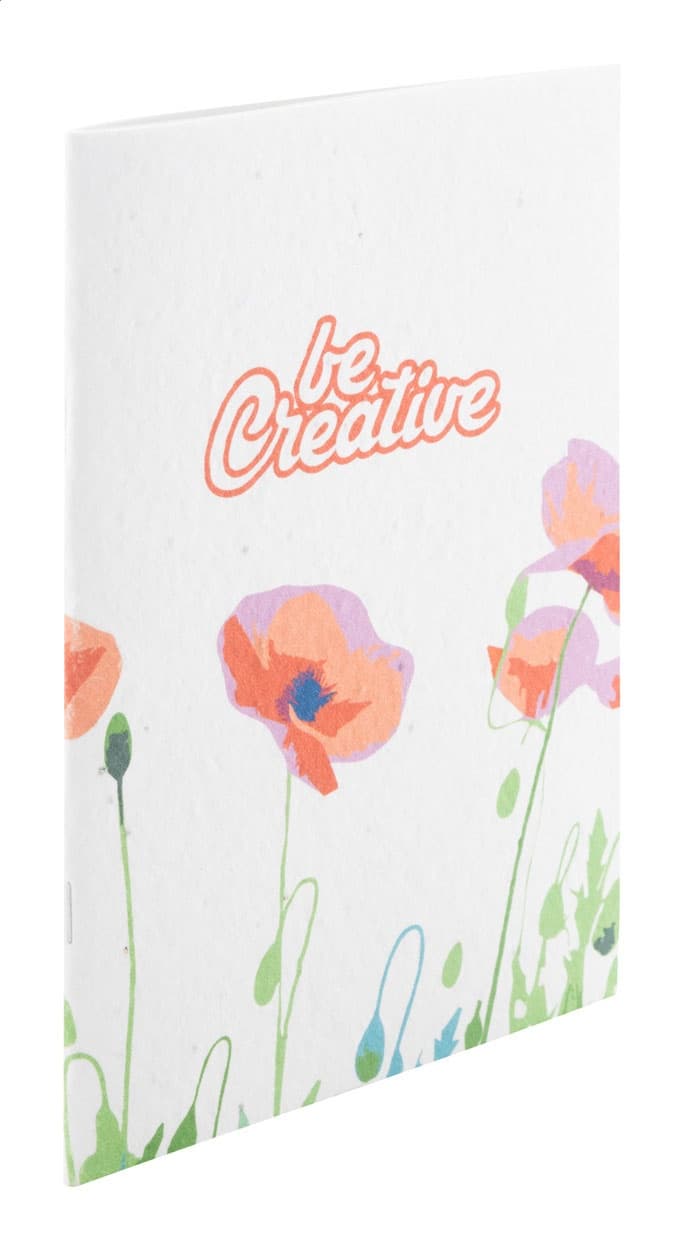 CreaNote Plus A5 Seed - caiet personalizat din hârtie cu semințe
