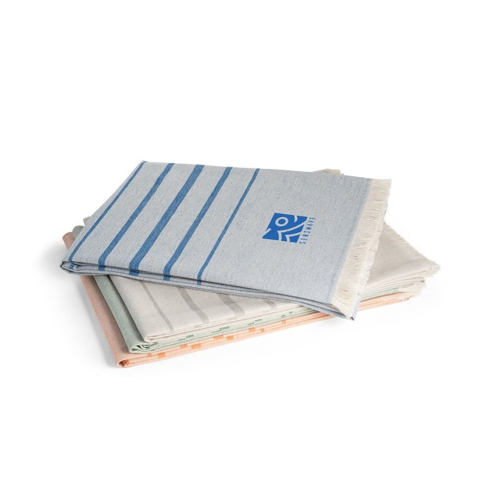 CAPLAN. Prosop multifunctional (260 g/m²) din bumbac usor si rezistent (90%) si bumbac reciclat (10%)