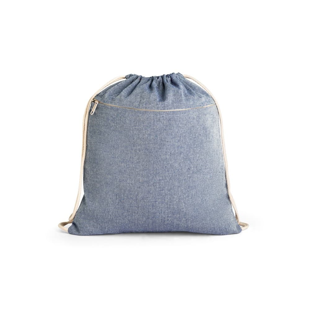 CHANCERY. Sacoșă cu cordon din bumbac reciclat (70%), poliester (30% rPET) (140 g/m²)