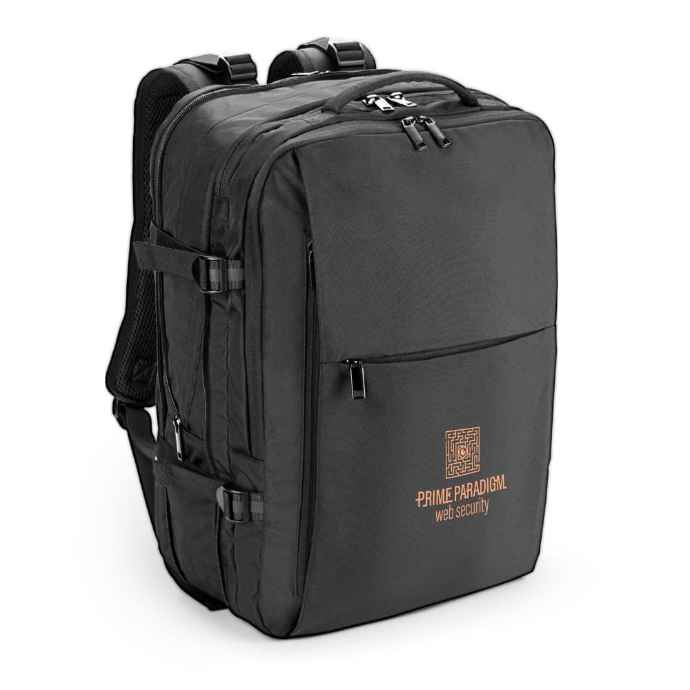 DALLAS. Rucsac de călătorie din poliester 600D reciclat de înaltă densitate pentru laptop de 17.3”
