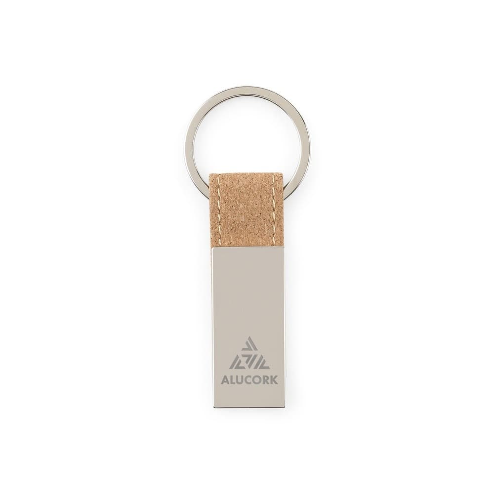 GOSLING. Set of card holder and key holder, both in metal and cork