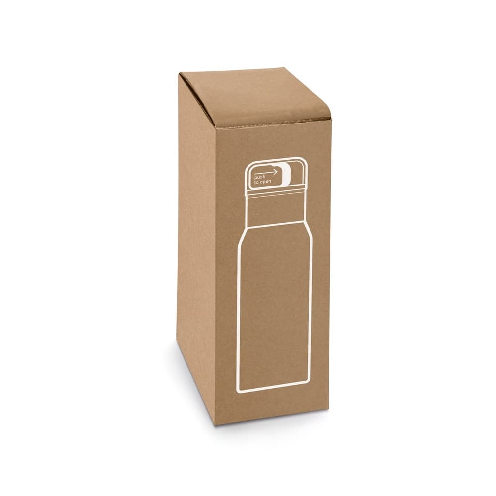 NICKLAUS. Sticlă din oțel inoxidabil (91% reciclată) cu perete dublu izolat în vid 590 ml
