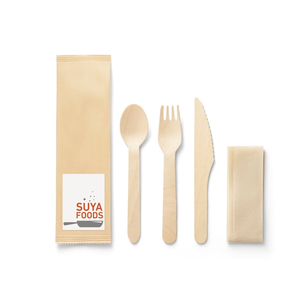 SUYA. Set de tacâmuri din lemn