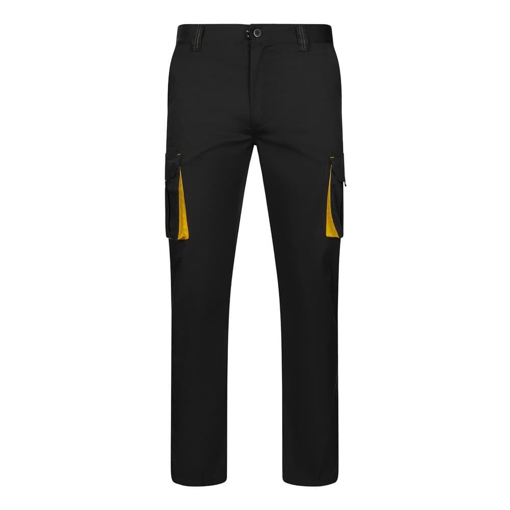 VL FIDES. Pantaloni extensibili cu buzunare multiple (240g/m²), în două tonuri, din bumbac (46%), EME (38%) și poliester (16%)