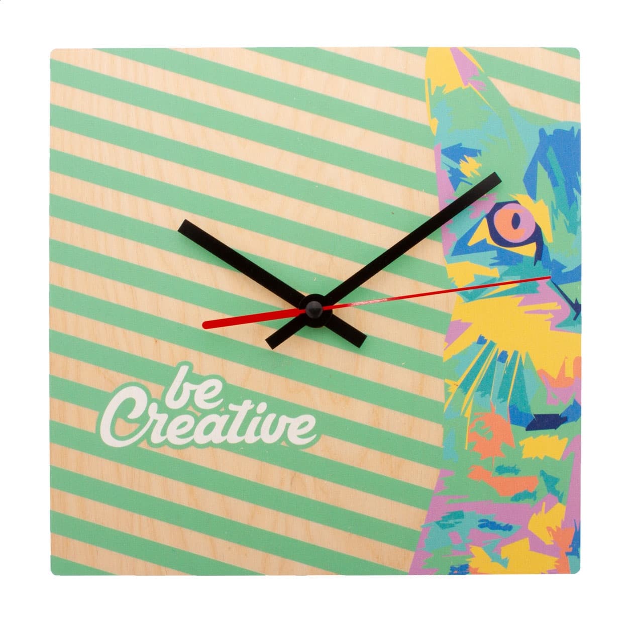 BeTime Wood B - ceas perete, personalizat