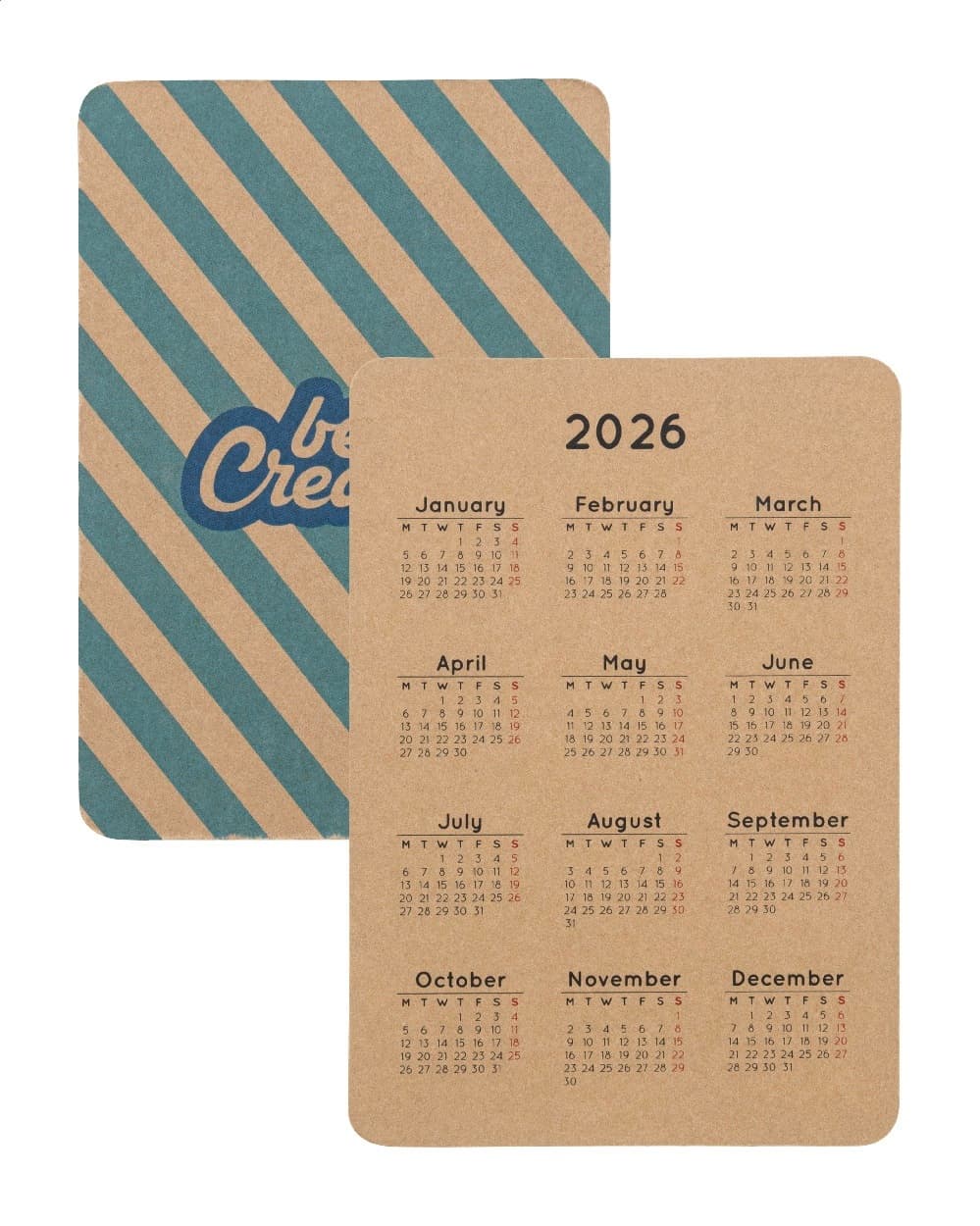 CreaDate Pocket Eco - Calendar de buzunar, personalizat