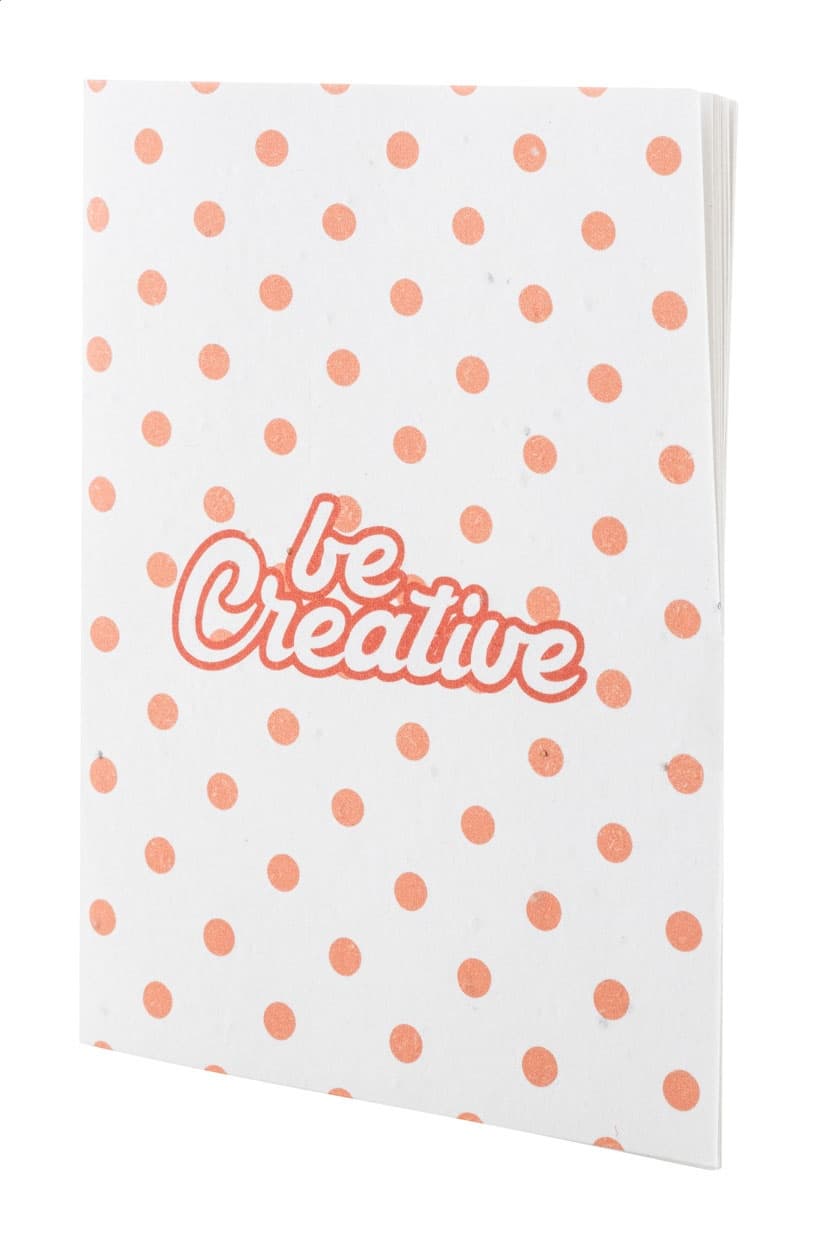 CreaNote A6 Seed - caiet personalizat din hârtie cu semințe