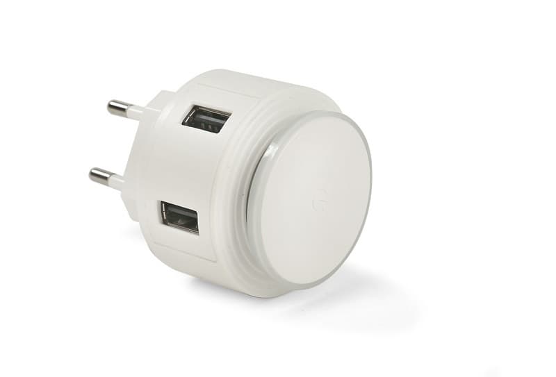 Încărcător USB de perete cu lumină de noapte NOTTO