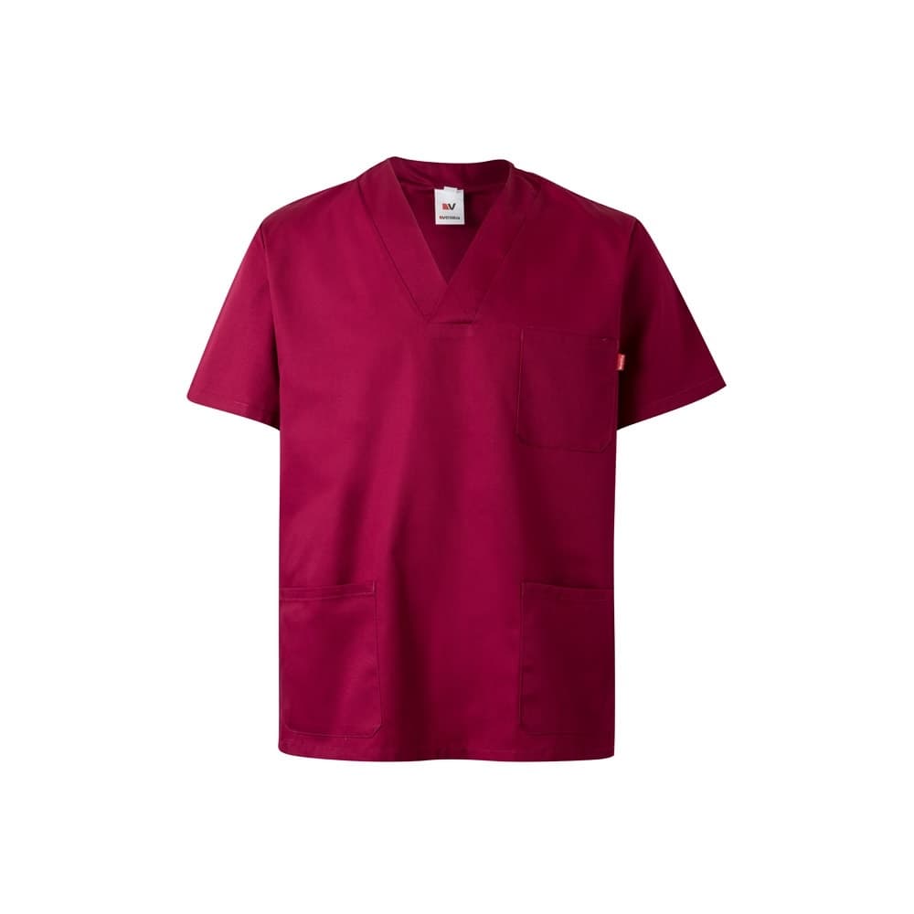 VL ILLAPA. Tunică din twill (190g/m²) cu mâneci scurte, din poliester (65%) și bumbac (35%)