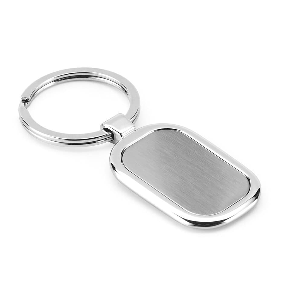 ZABEL. Breloc din metali cu posibilitatea de personalizare cu doming