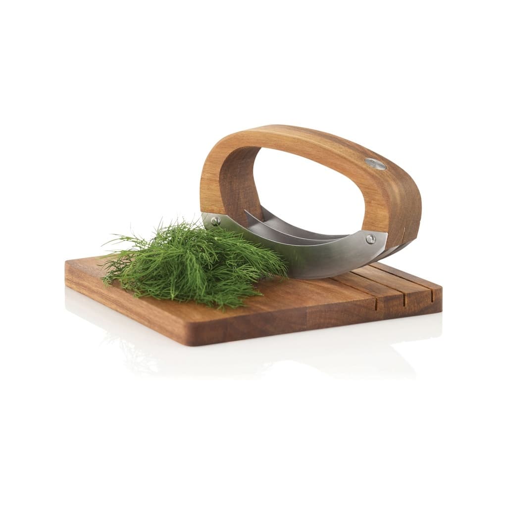Cuțit de tocat AdHoc RoccaVerde cu placă de tăiat