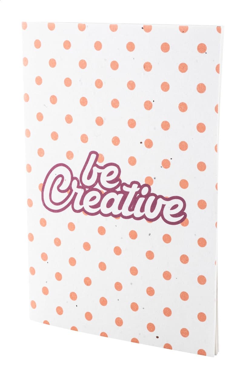CreaNote A5 Seed - caiet personalizat din hârtie cu semințe