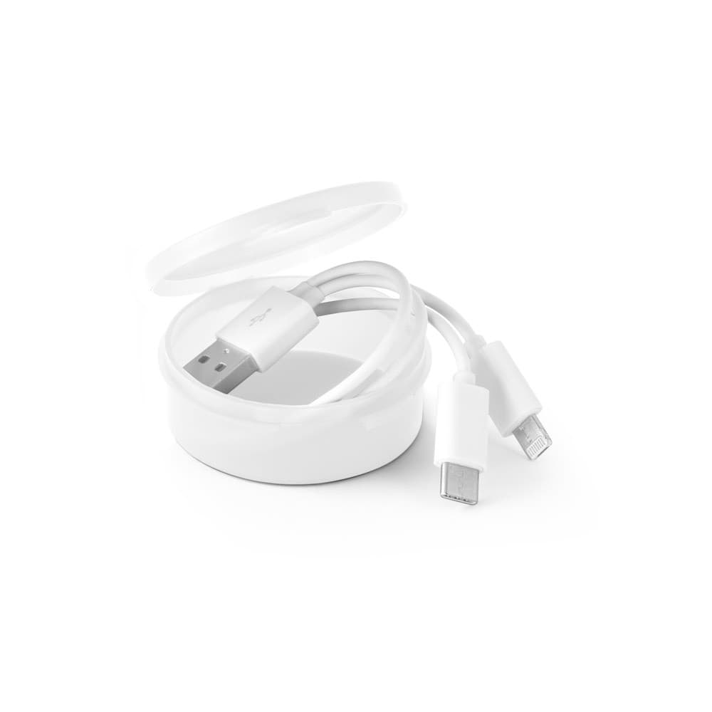 EMMY. Cablu USB 3 în 1 din ABS și PVC