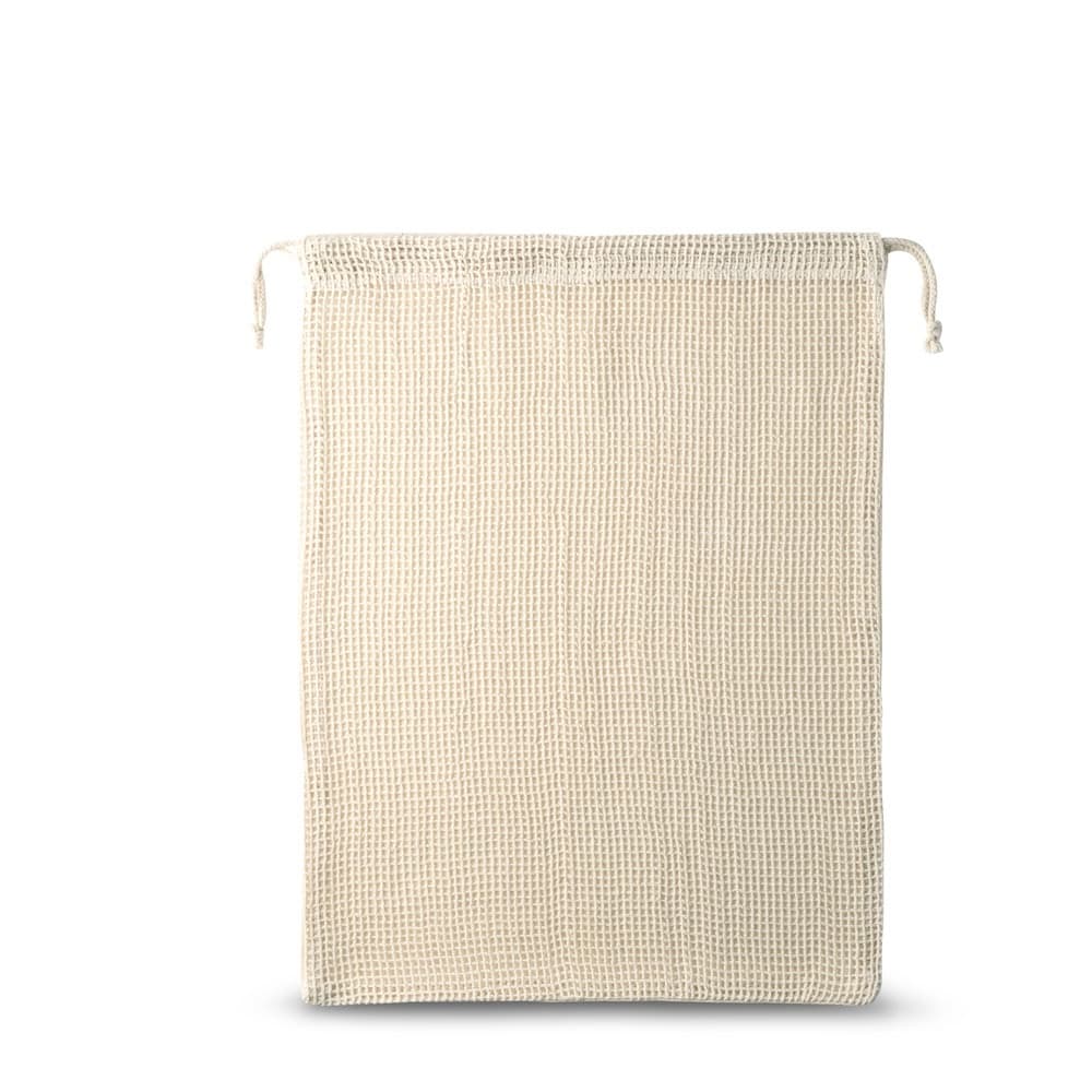 NAPOLI. Rucsac din 100% bumbac (120 g/m²) cu față din plasă de bumbac 100% (100 g/m²)