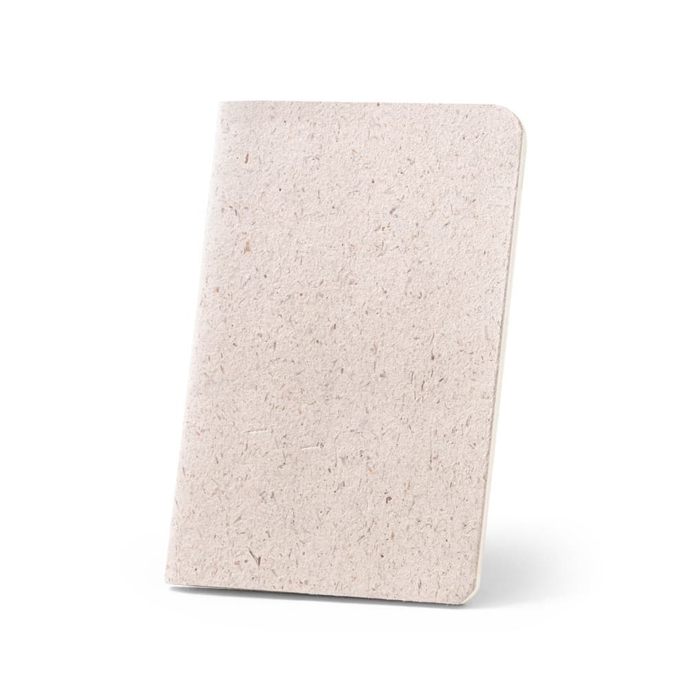 ORGANIC SOFT. Blocnotes A6 cu copertă flexibilă realizată din materie organică de elefant (80%)