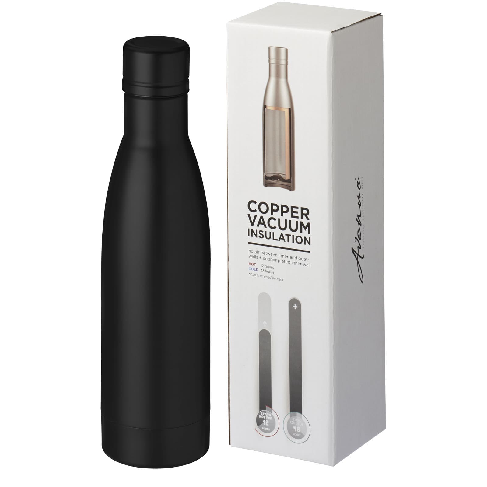 Sticlă Vasa cu izolație termică în vid și interior de cupru, 500 ml