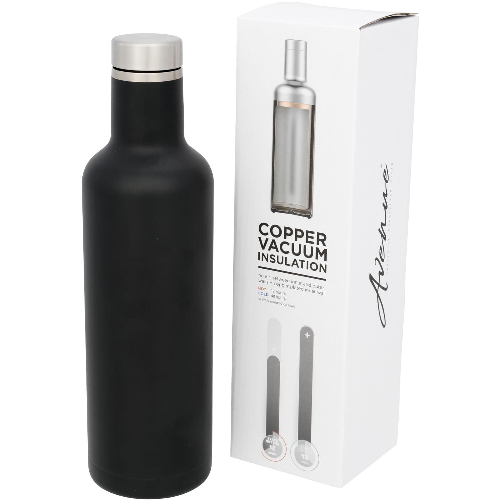 Sticlă Pinto din cupru cu izolație în vid, 750 ml