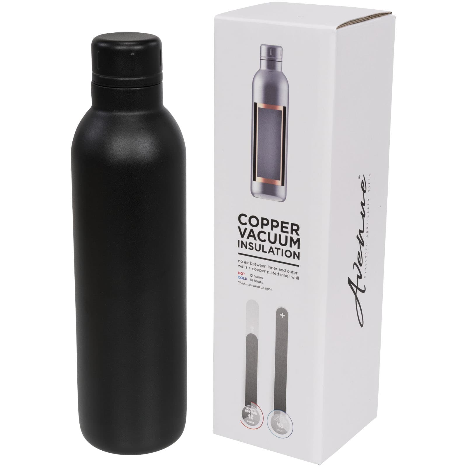 Sticlă de apă Odin din cupru cu izolație în vid, 510 ml