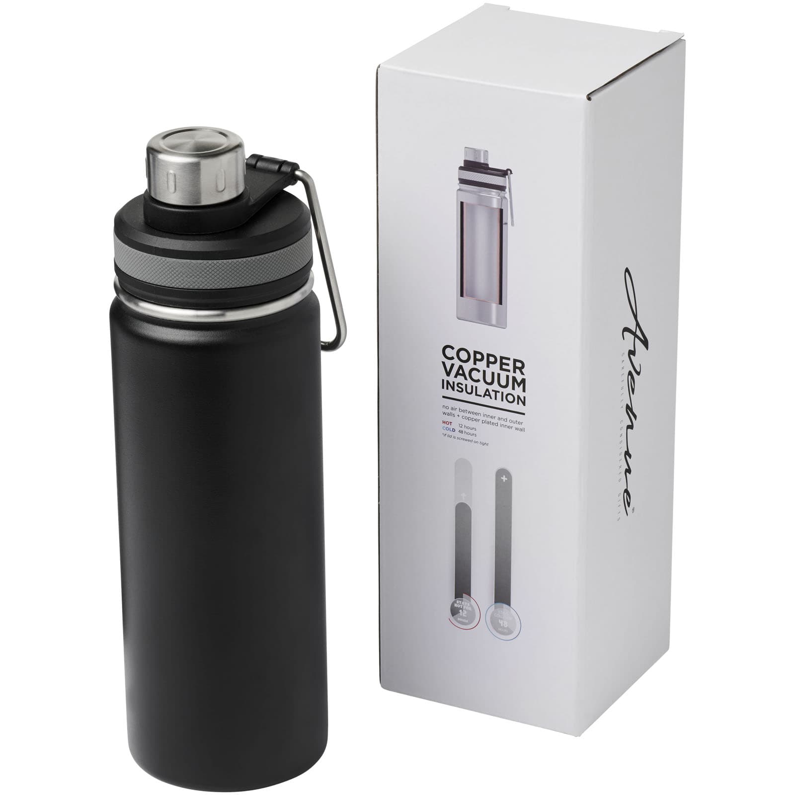 Sticlă sport termoizolantă Gessi 590 ml cu izolație din cupru și vid