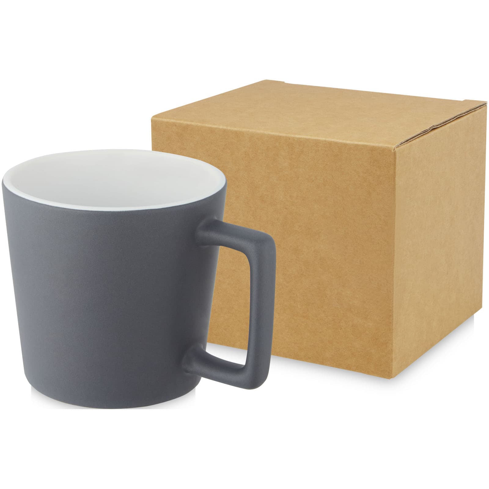 Cană ceramică Cali cu finisaj mat, 370 ml
