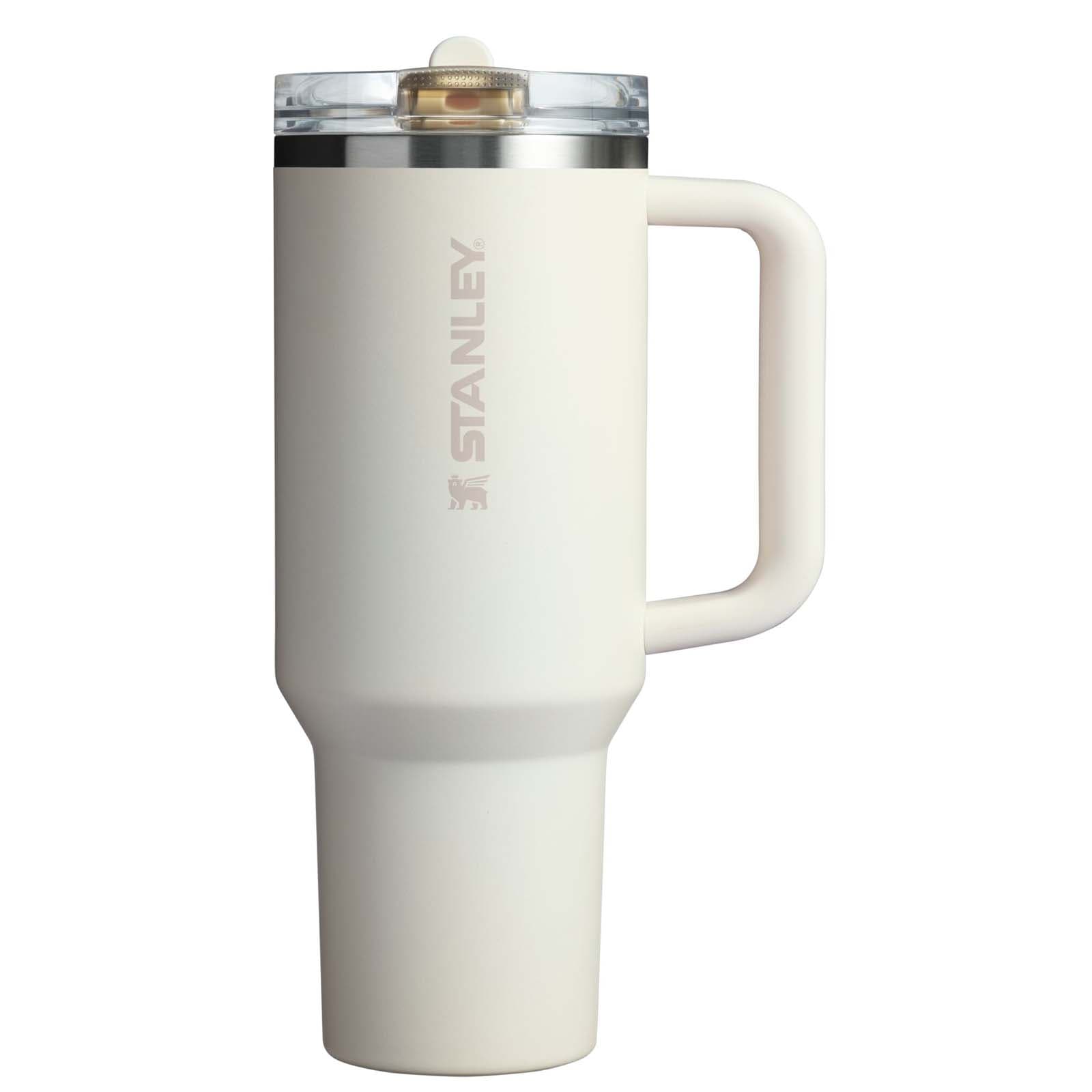 Pahar termic Stanley Quencher® ProTour din oțel inoxidabil reciclat cu pai rabatabil, 1180 ml