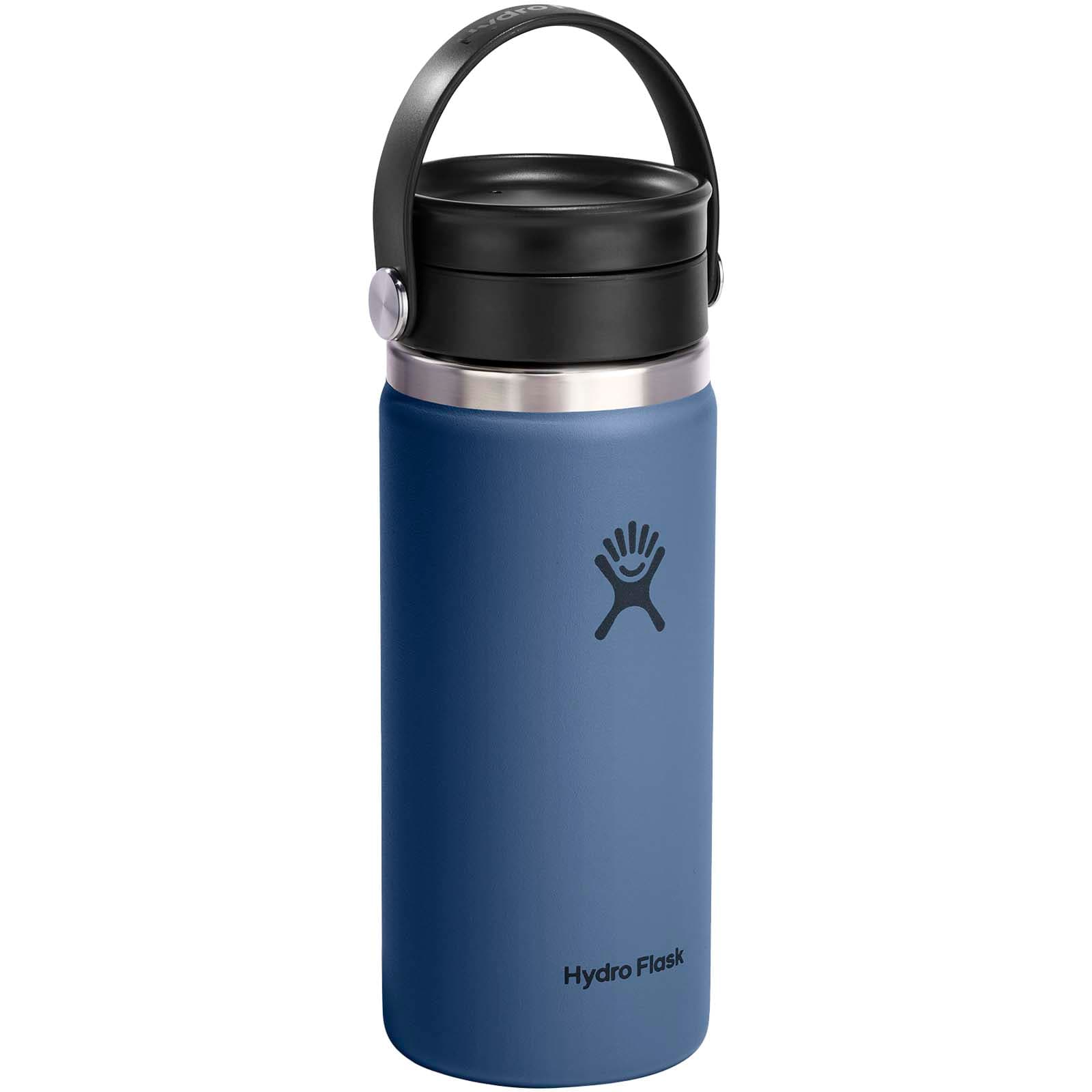 Hydro Flask Wide Mouth — pahar termoizolant 473 ml din oțel inoxidabil, cu capac Flex Sip™