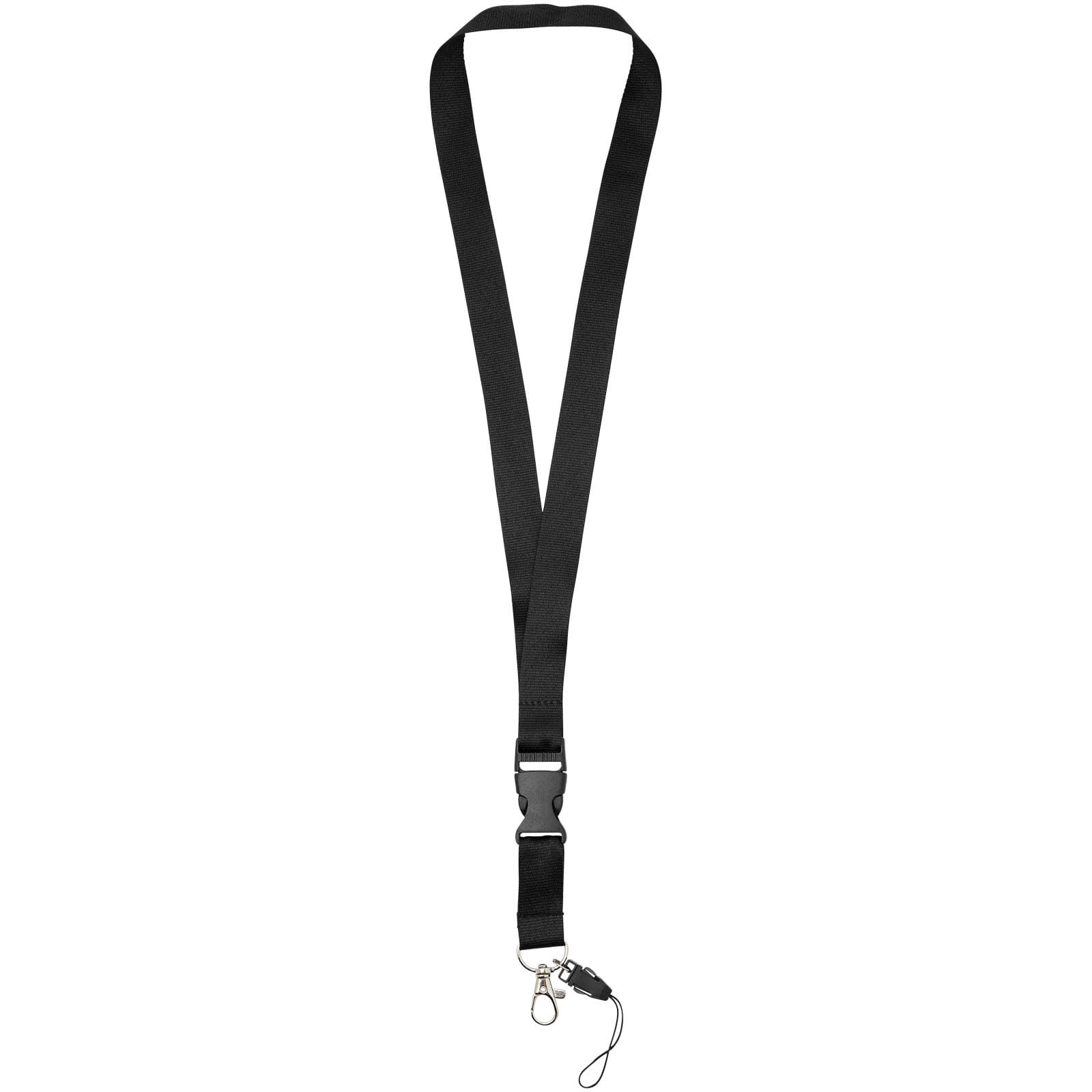 Lanyard cu suport pentru telefon Sagan cu cataramă detașabilă