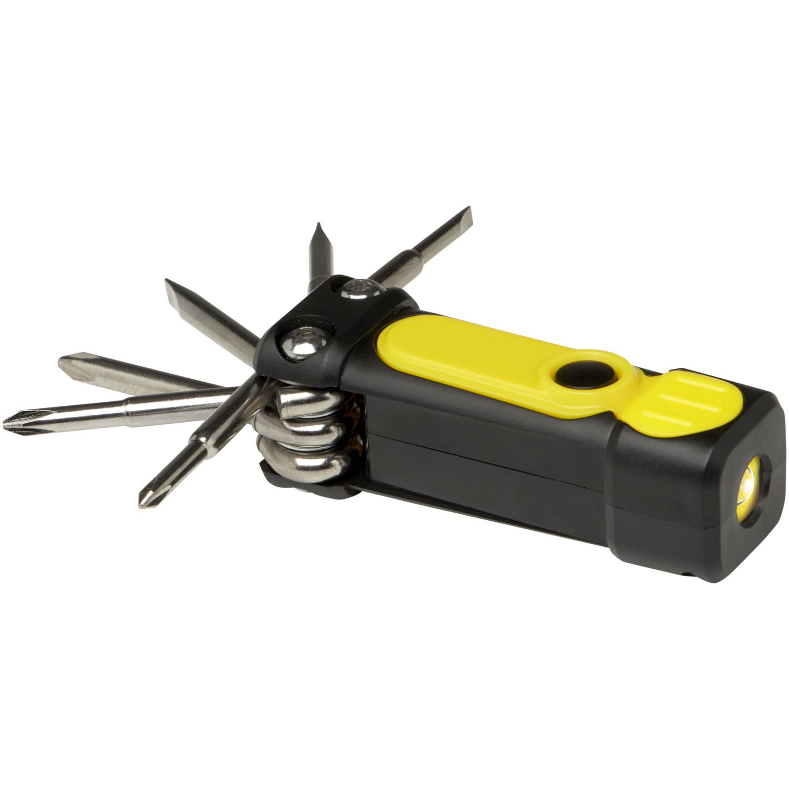 Set de șurubelnițe Octo 8-în-1 din plastic reciclat RCS cu lanternă
