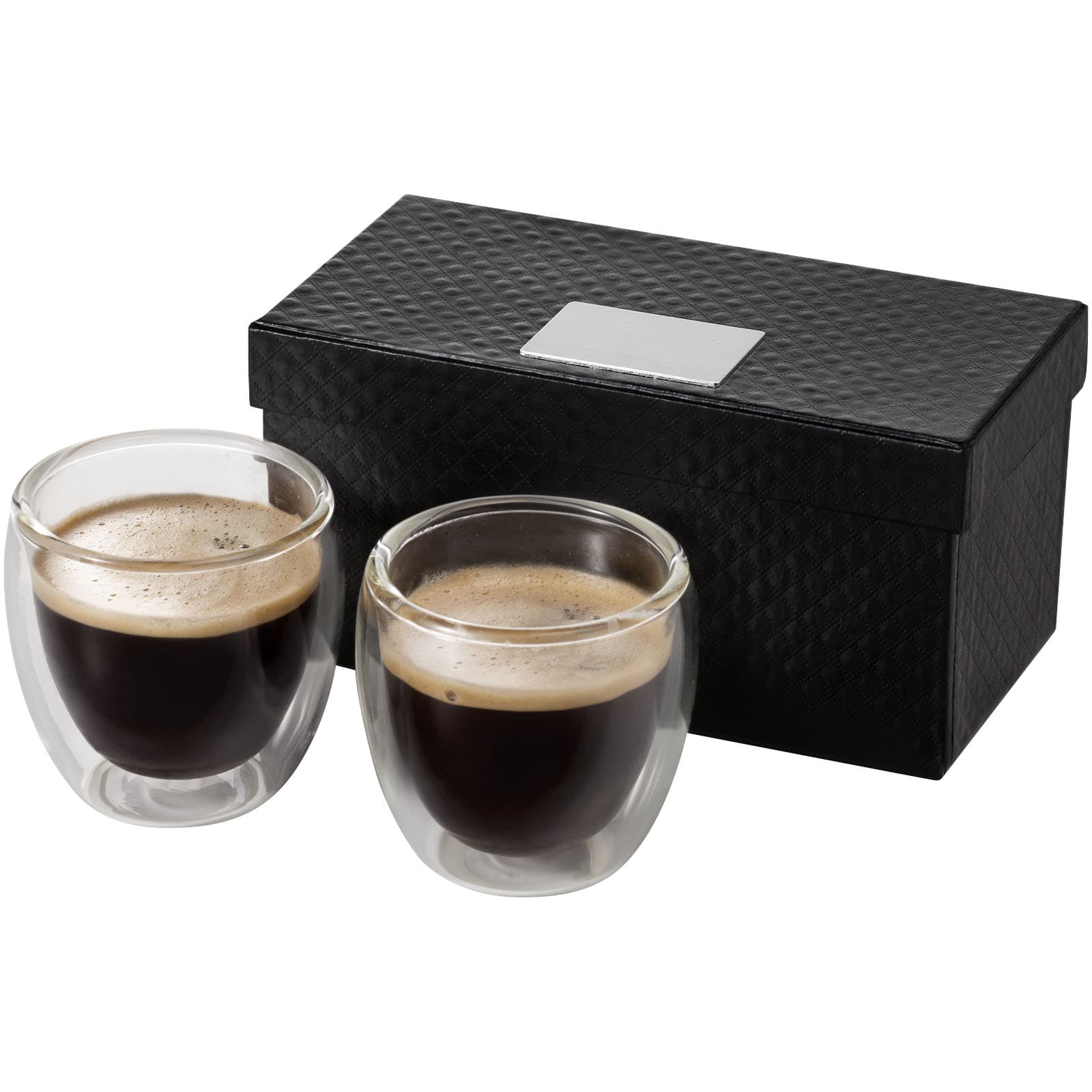 Set de 2 căni espresso din sticlă Boda