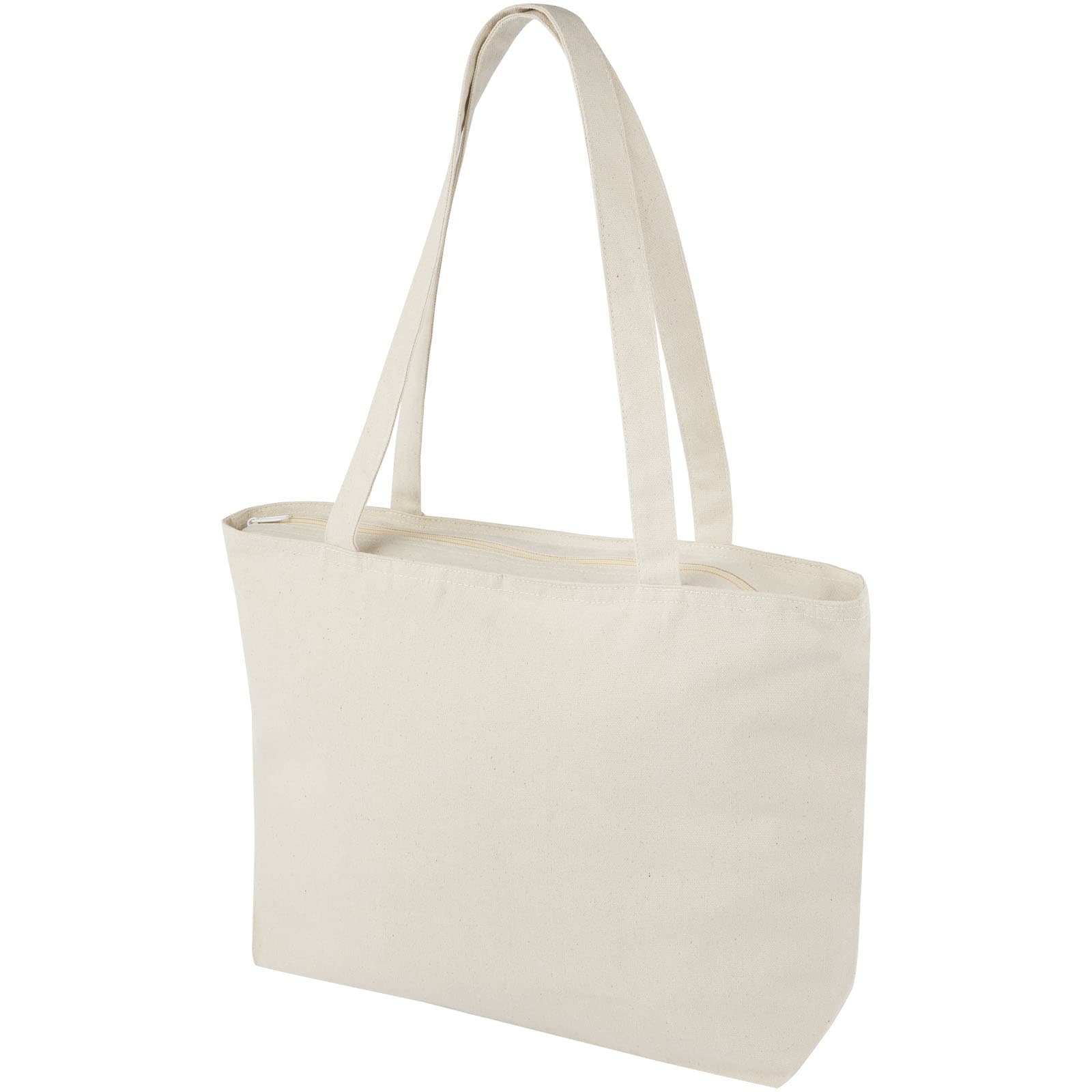 Sacoșă cu fermoar Ningbo de 320 g/m² din bumbac, 15L