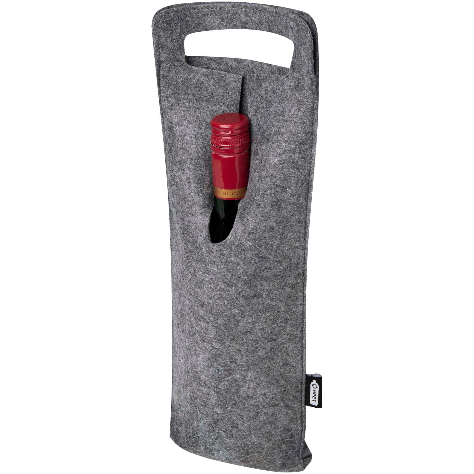 Geantă pentru vin din fetru reciclat certificat GRS Felta, 75 cl