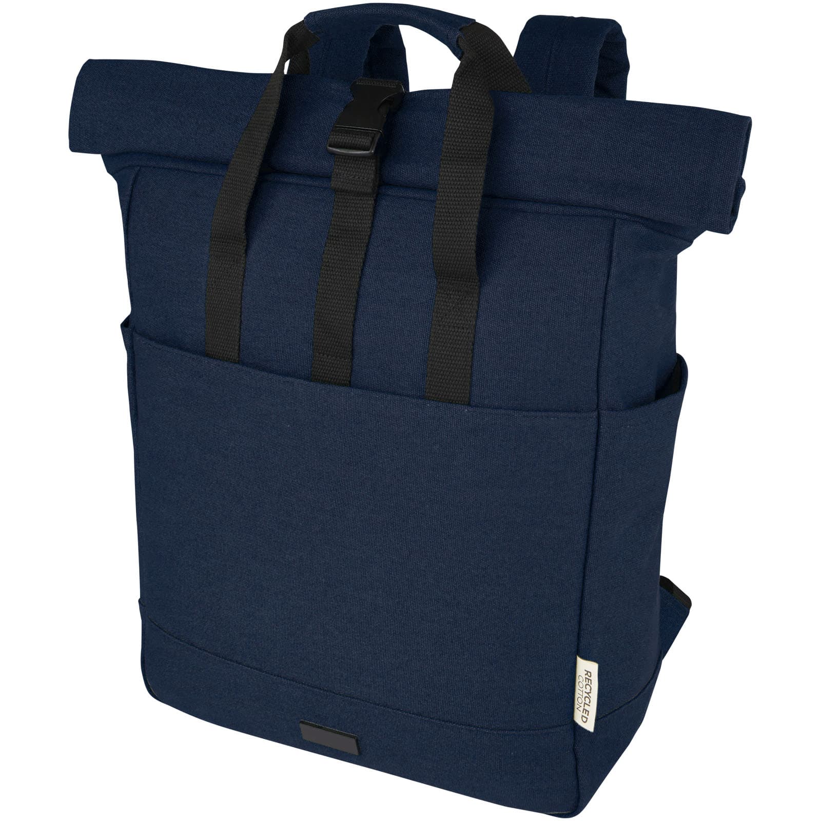 Rucsac pentru laptop Joey de 15” cu deschidere tip rolltop din canvas reciclat GRS 15L