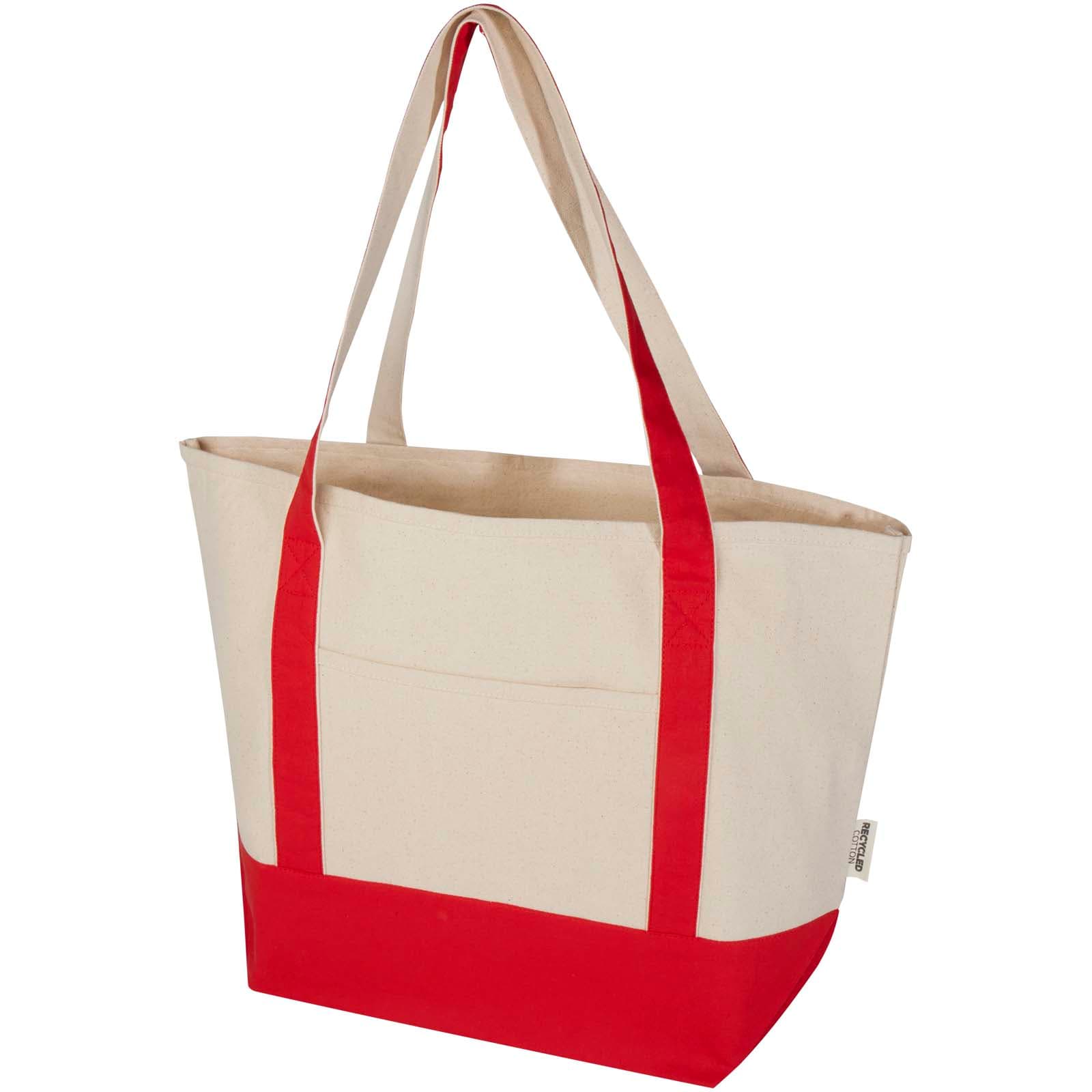 Sacoșă din bumbac reciclat Sam de 320 g/m² GRS