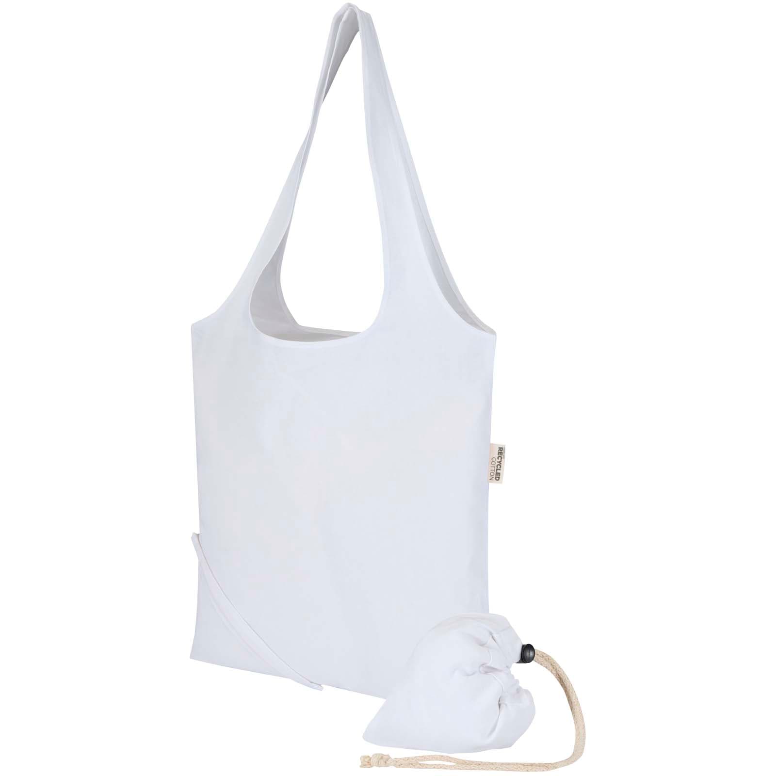 Madras Blend — sacoșă pliabilă din bumbac reciclat GRS, 140 g/m², 7 l