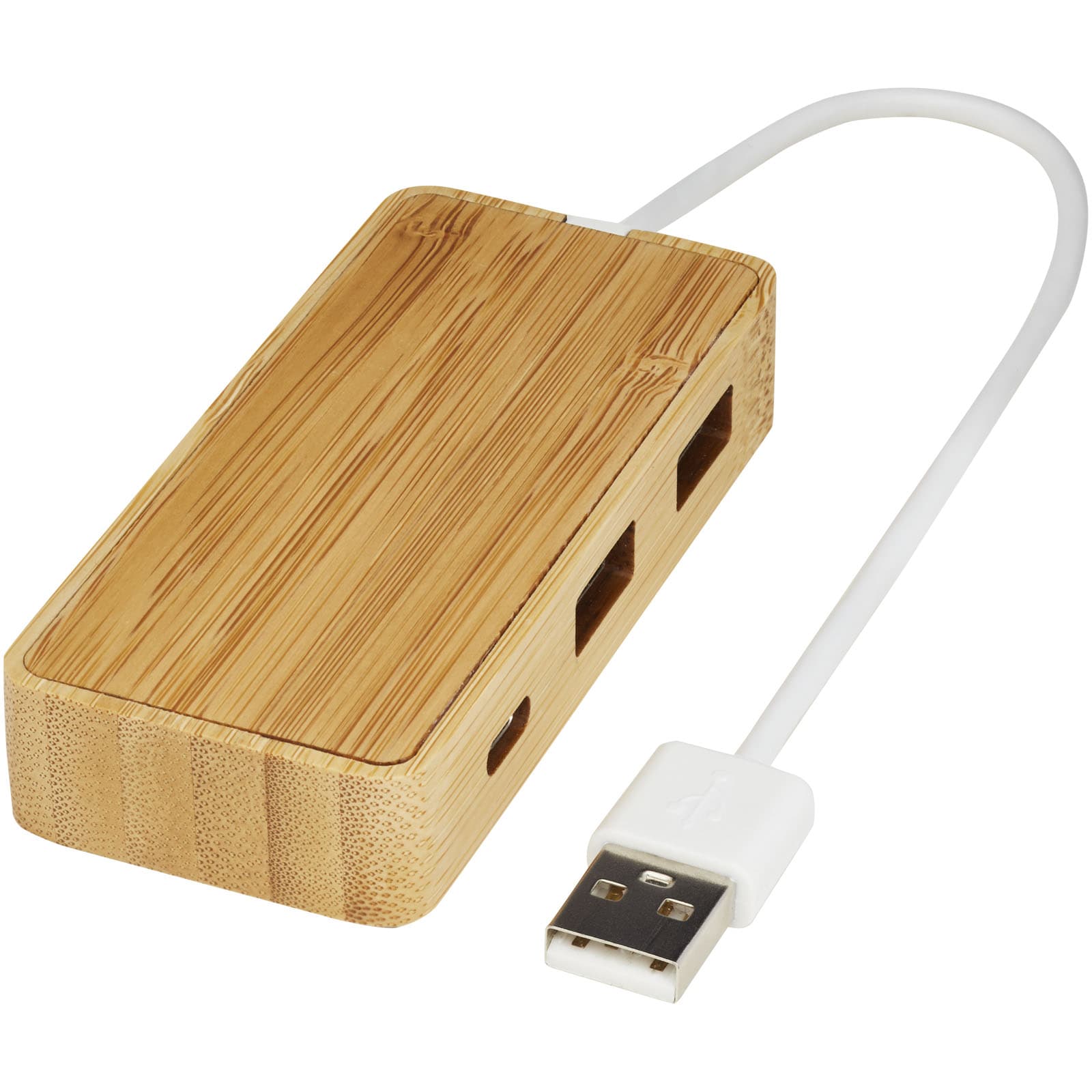 Hub USB din bambus Tapas