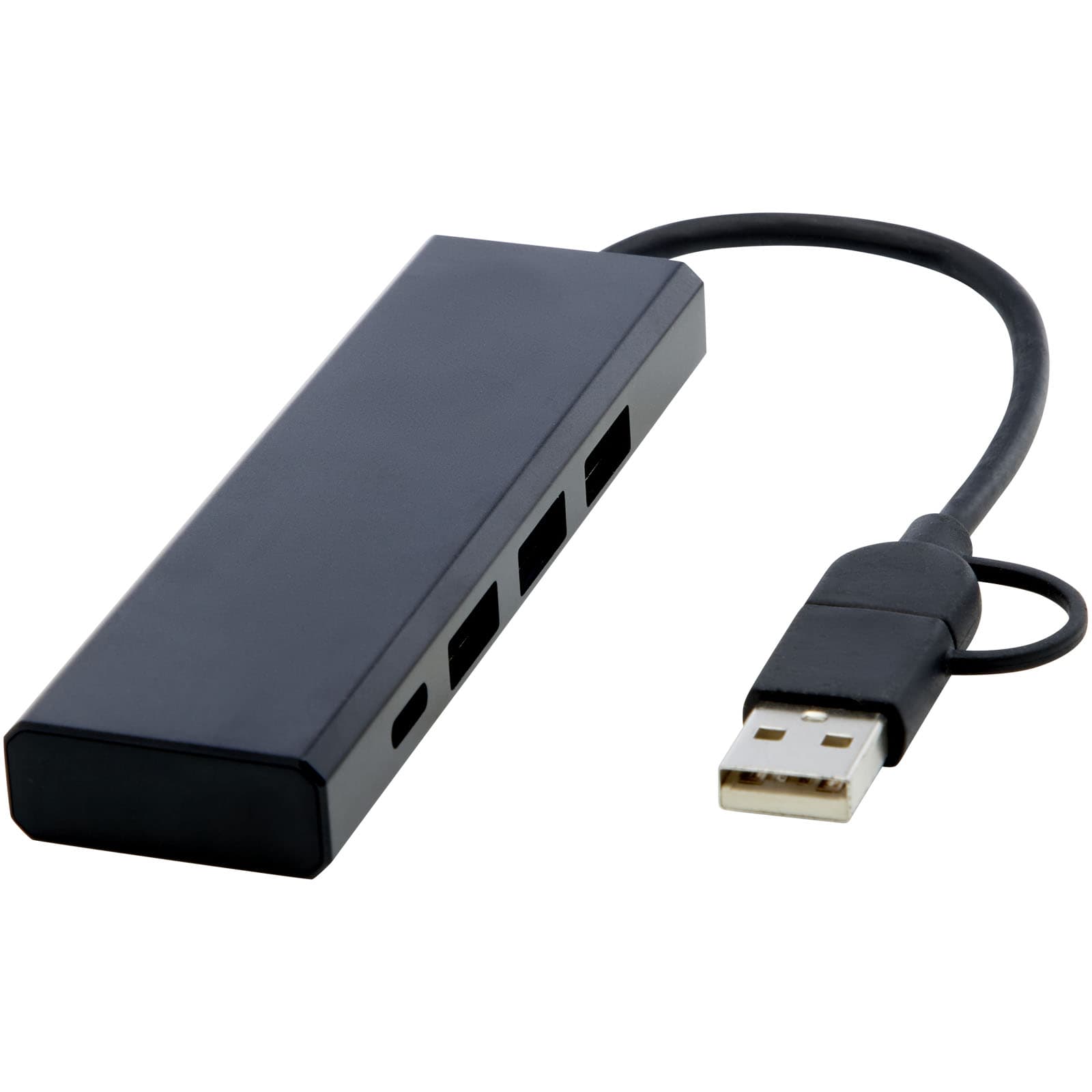 Hub USB 2.0 din aluminiu reciclat RCS Rise