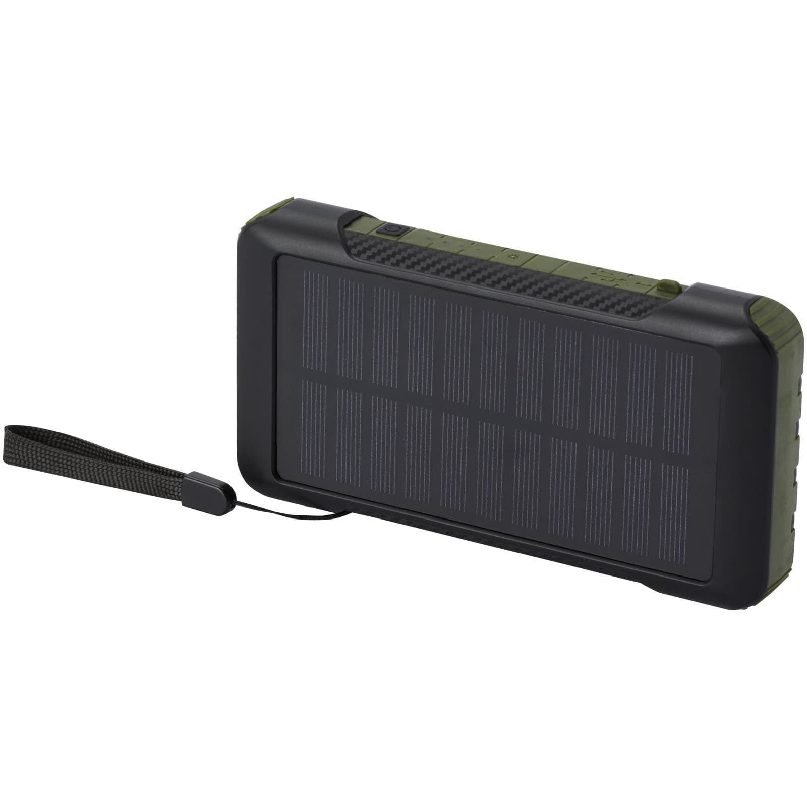 Baterie externă solară cu dinam Soldy 10.000 mAh din plastic reciclat RCS