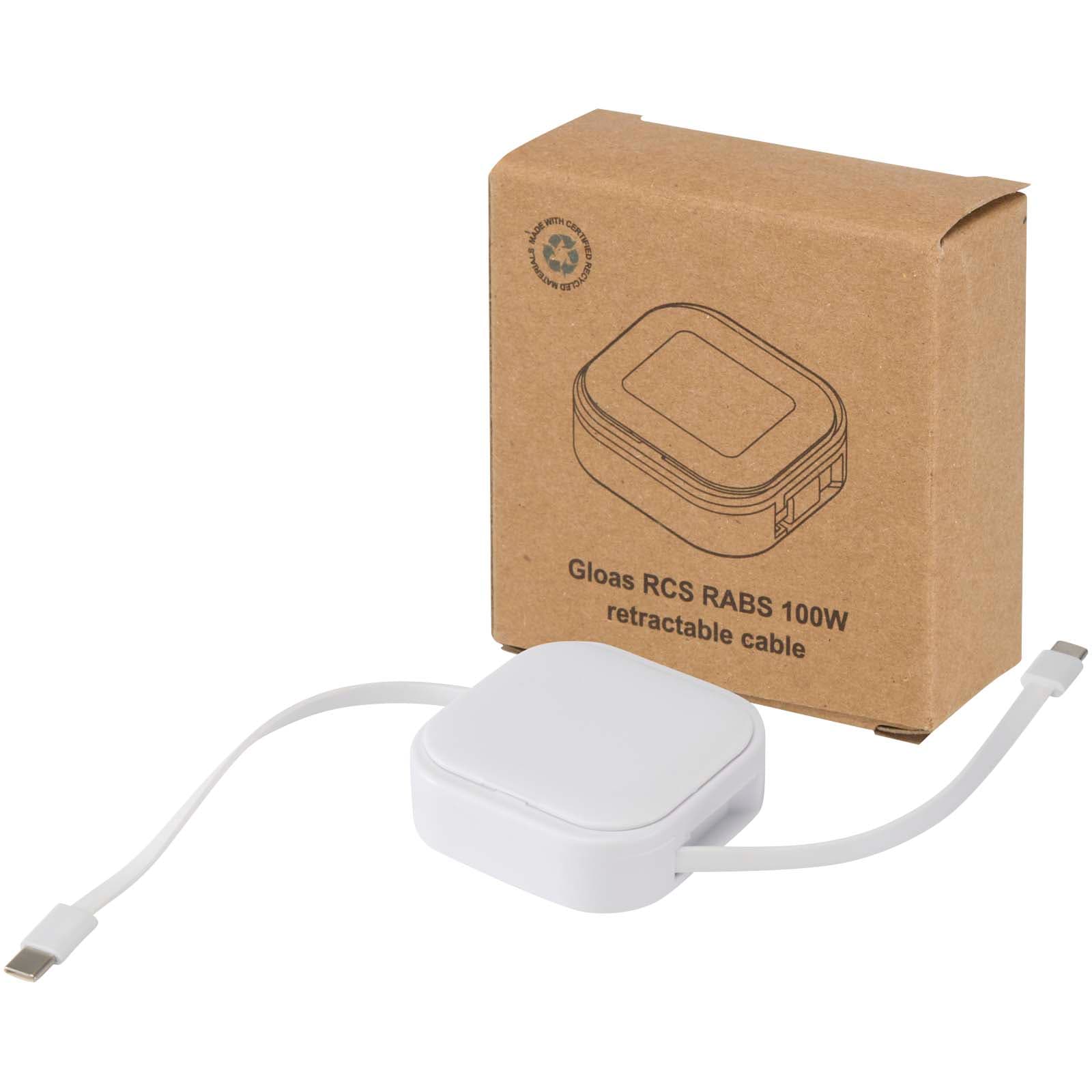 Cablu 5-în-1 retractabil reciclat pentru sincronizare date și încărcare rapidă 100W cu kit de unelte pentru smartphone Gloas