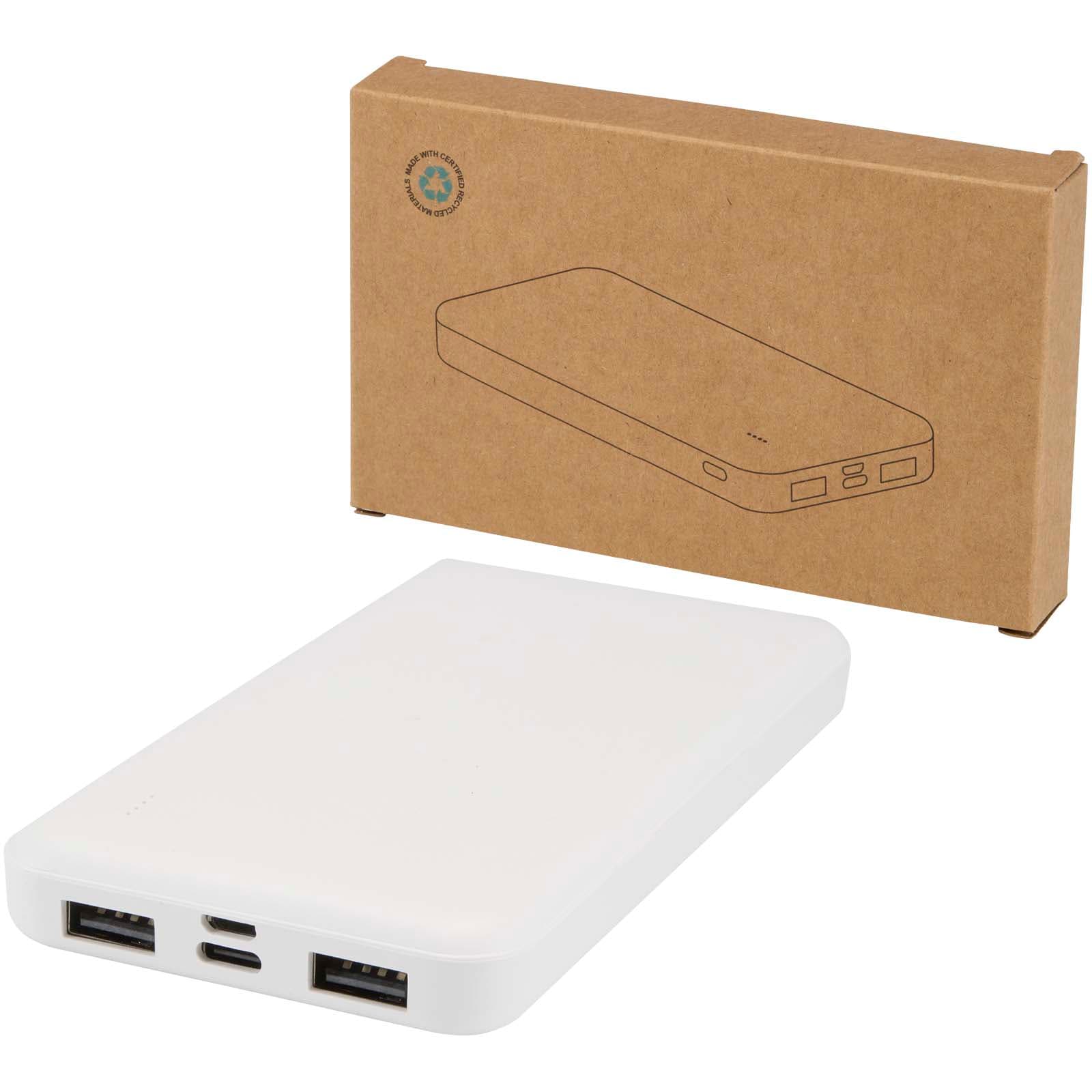 Baterie externă Intan de 10.000 mAh 10W din plastic reciclat