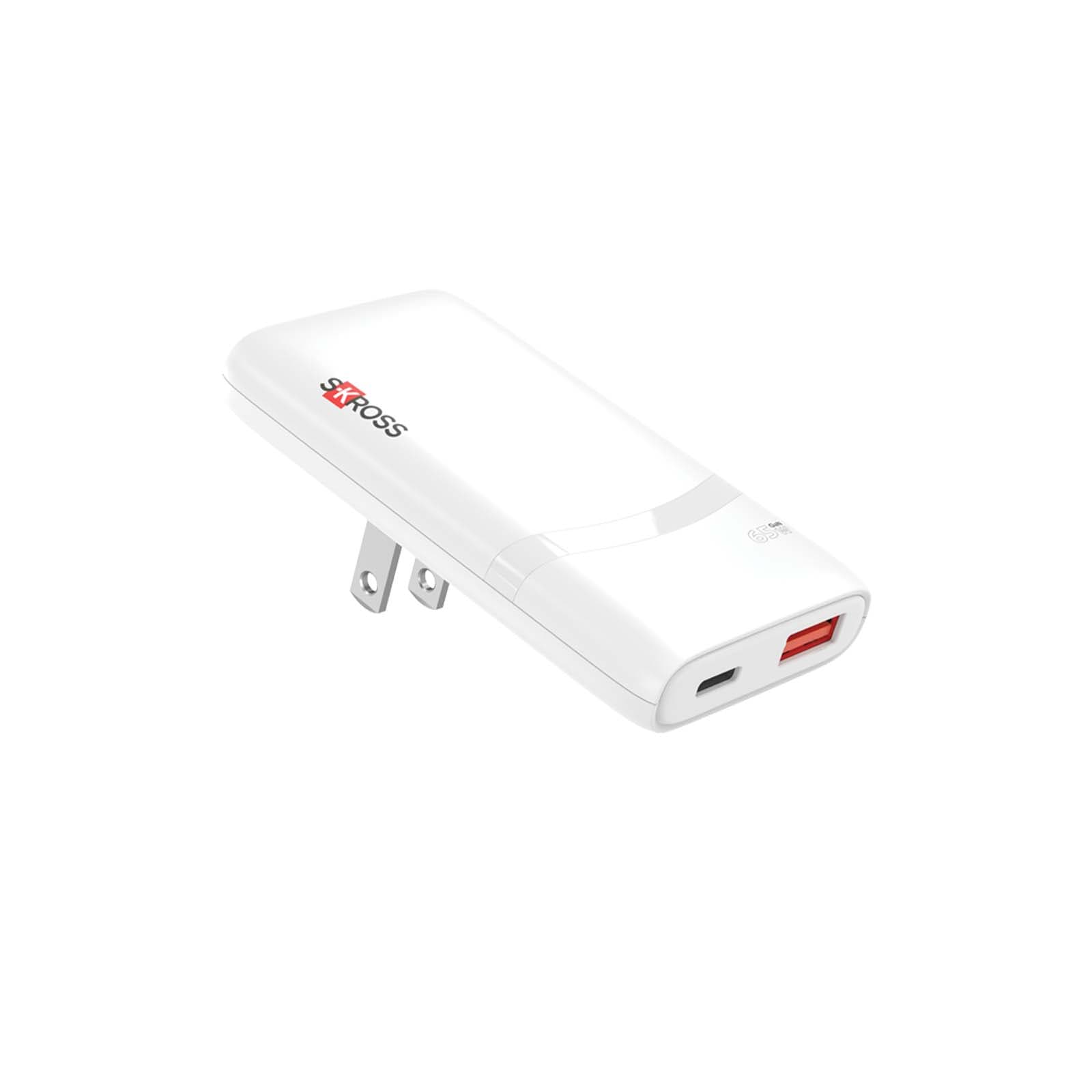 SKROSS® Klip Slim 65W — încărcător cu ștechere interschimbabile