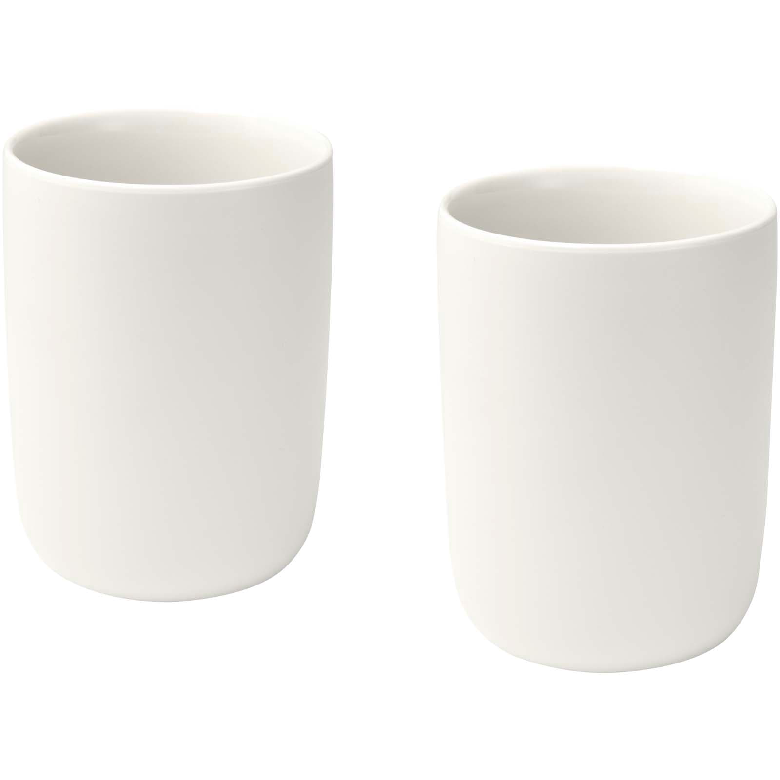 Căni ceramice cu finisaj mat Male 350 ml - set de 2