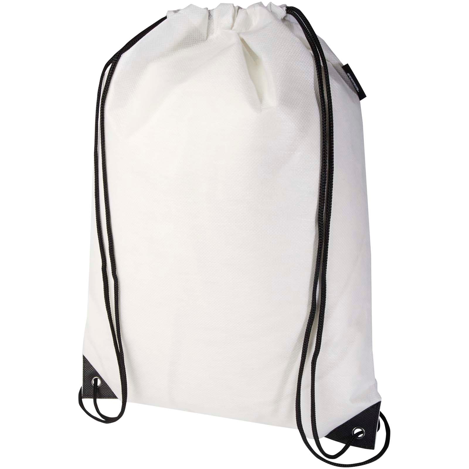 Sac cu șnur din material netesut reciclat Evergreen GRS, 5L