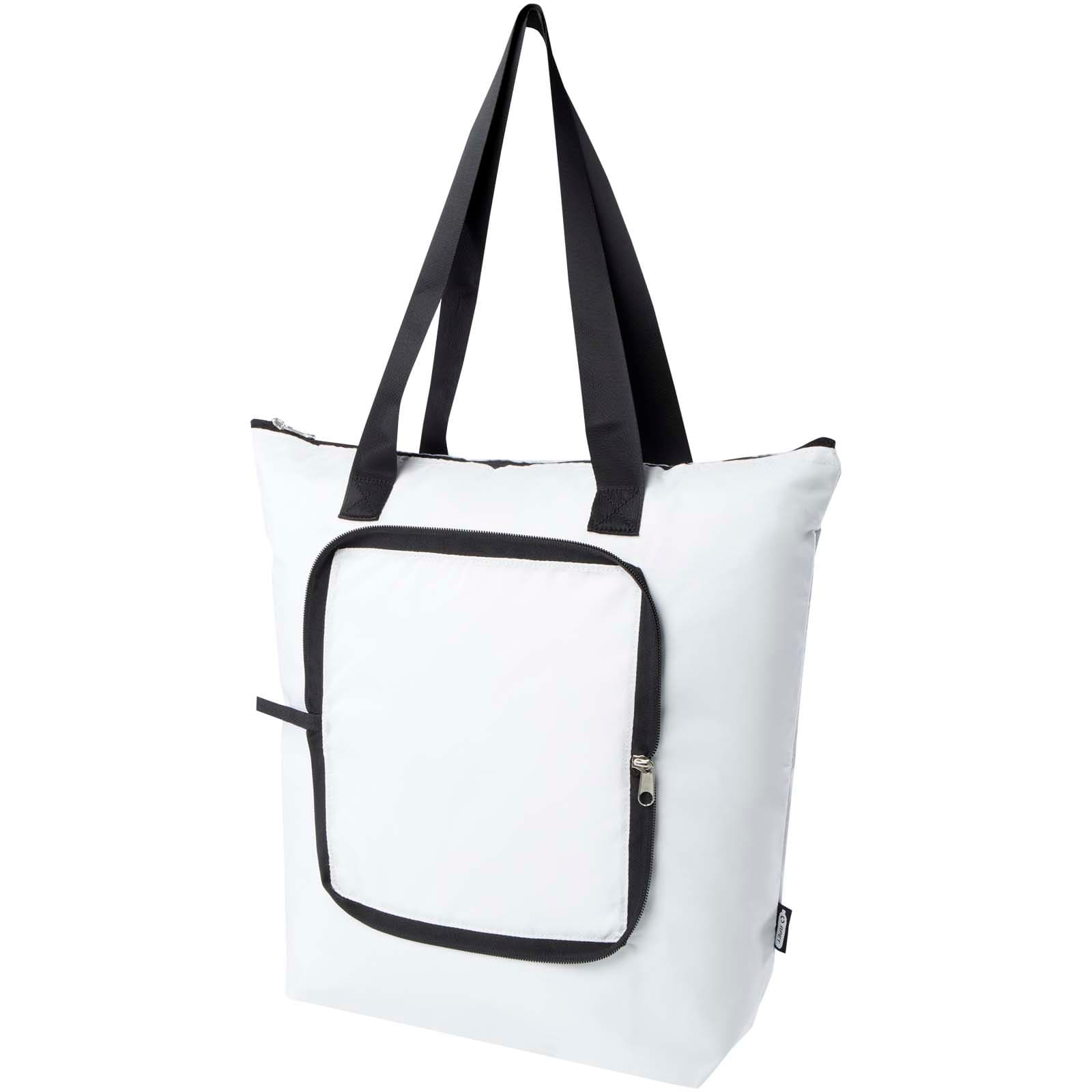 Geantă tip tote termoizolantă pliabilă EcoFold din RPET, 15L