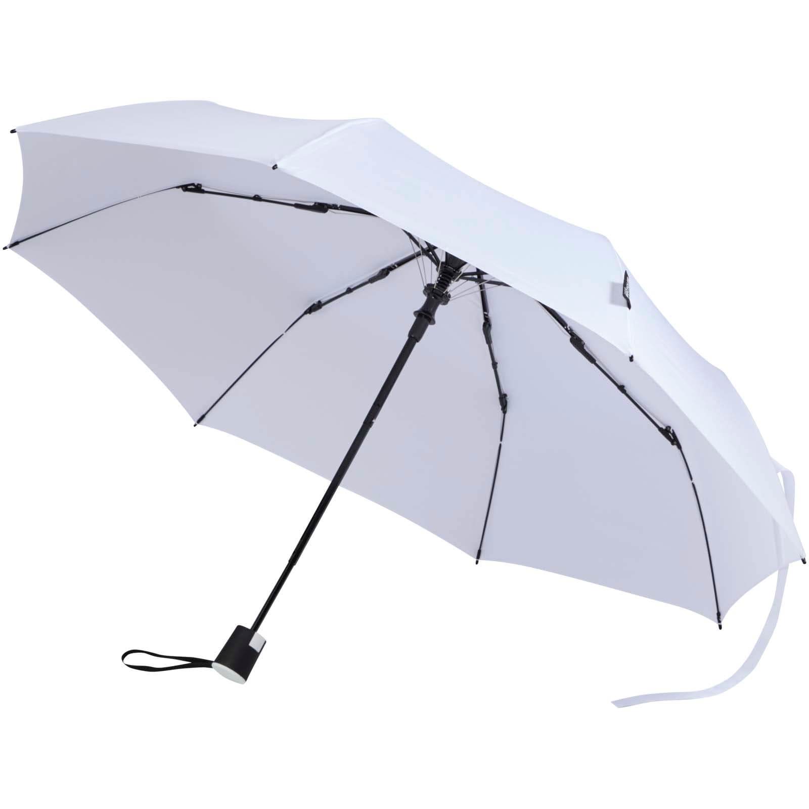 Agnes — umbrelă pliabilă 21" din RPET, cu deschidere automată