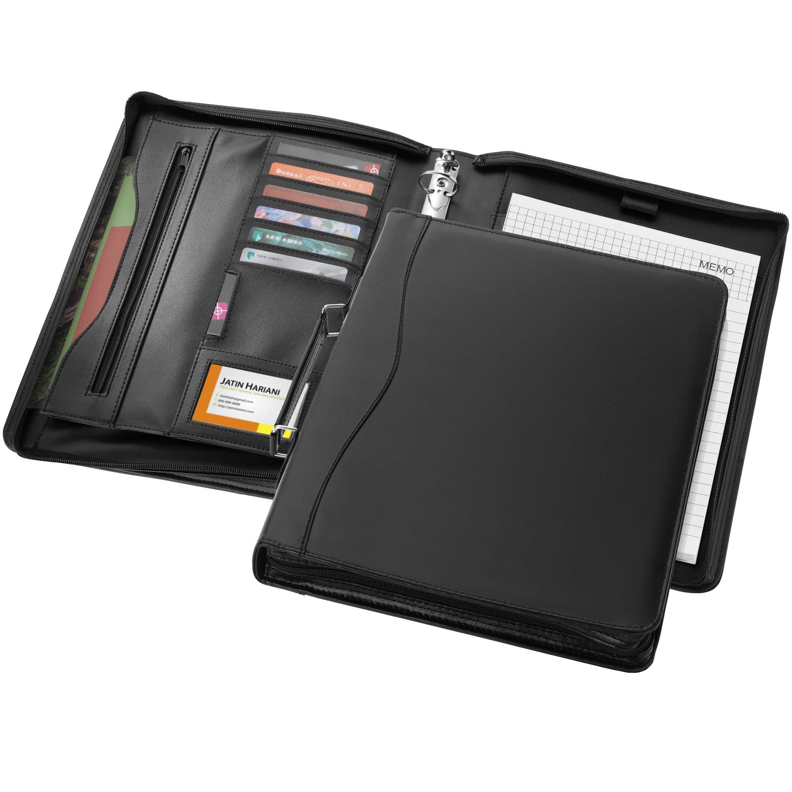 Mapă portfoliu tip servietă Ebony A4