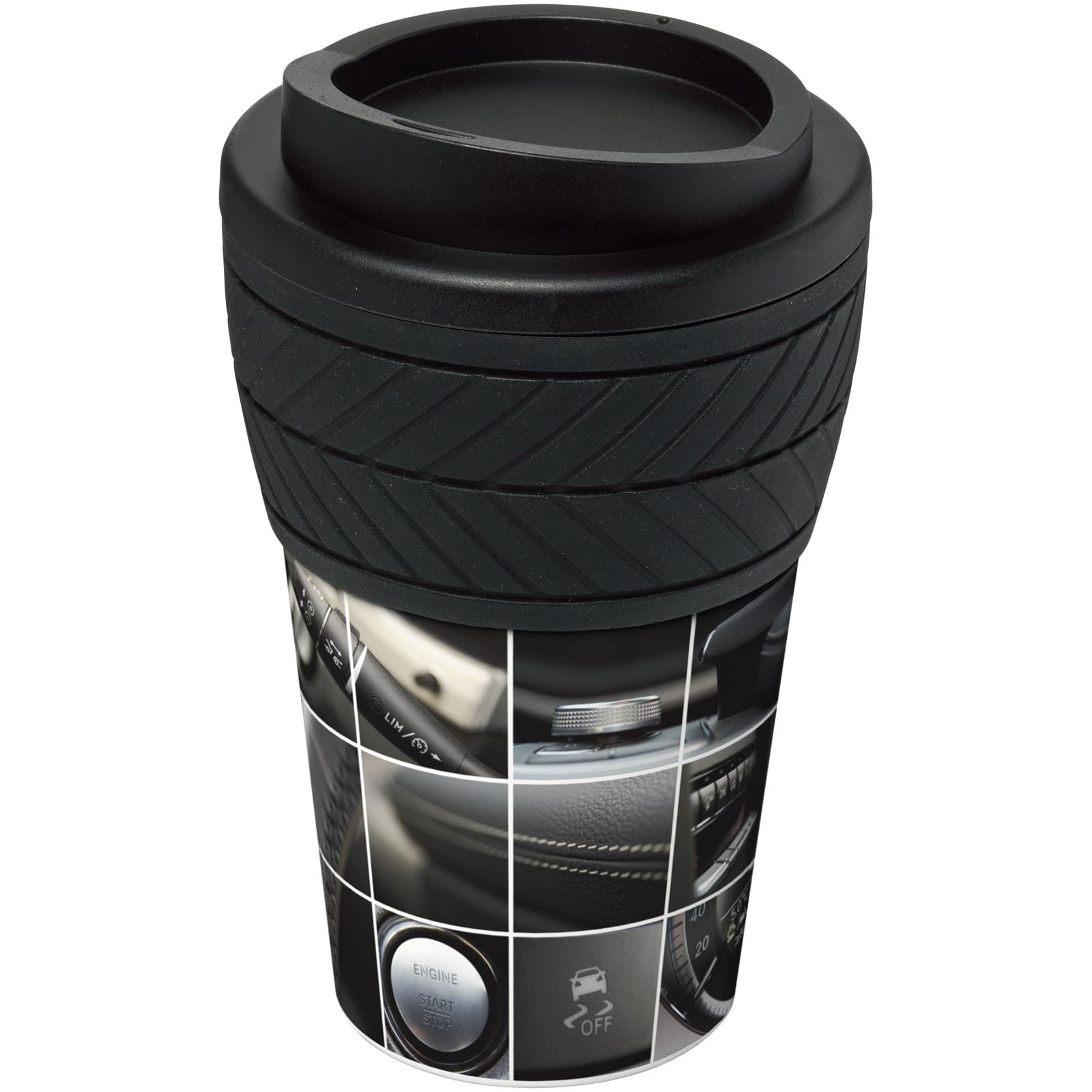 Pahar termoizolant Brite-Americano® tyre, 350 ml