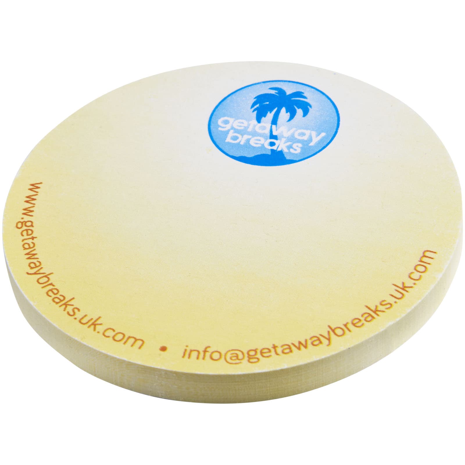 Notițe adezive reciclate în formă de cerc Sticky-Mate®