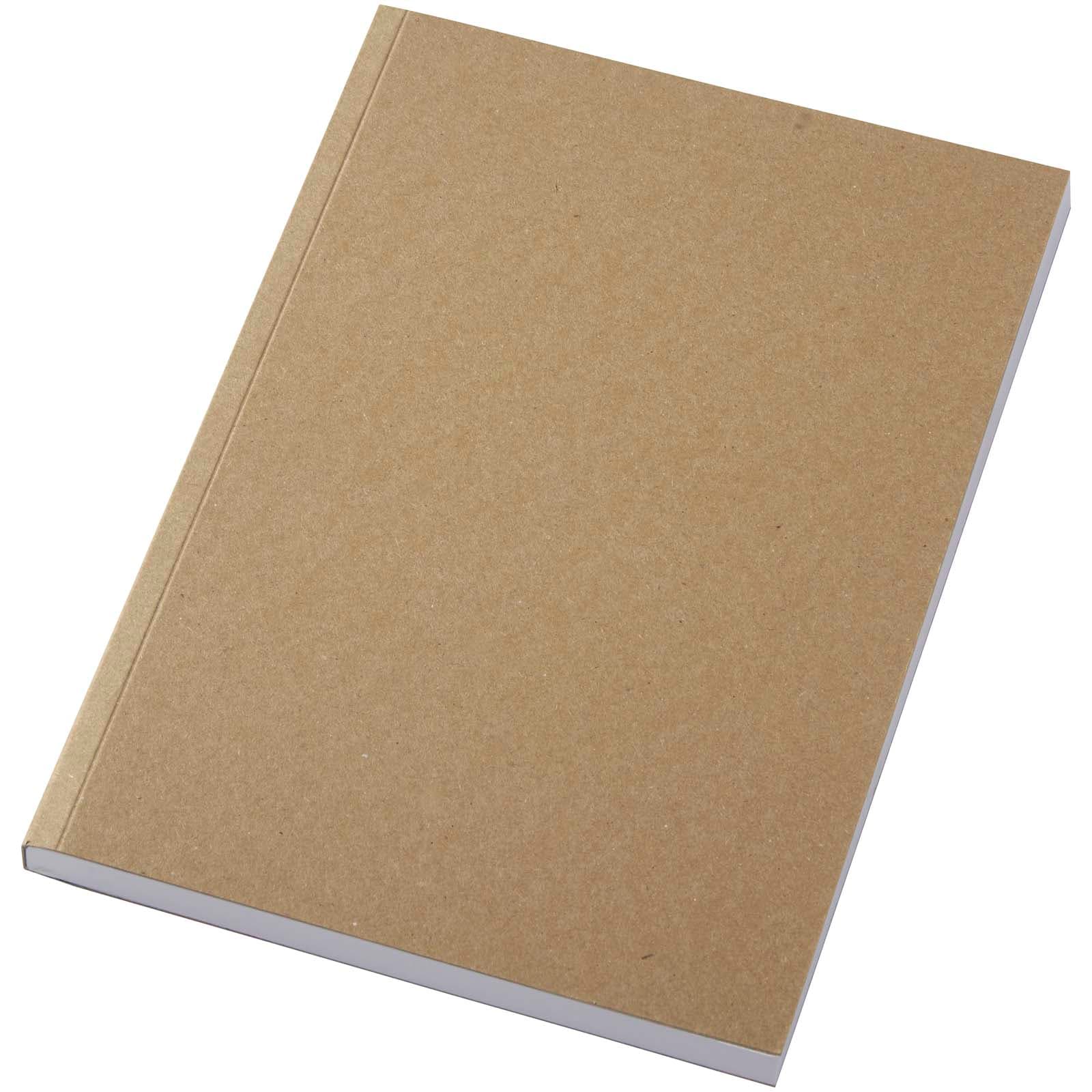Caiet cu copertă moale reciclat Novella Austen Kraft A5 - 100 de file