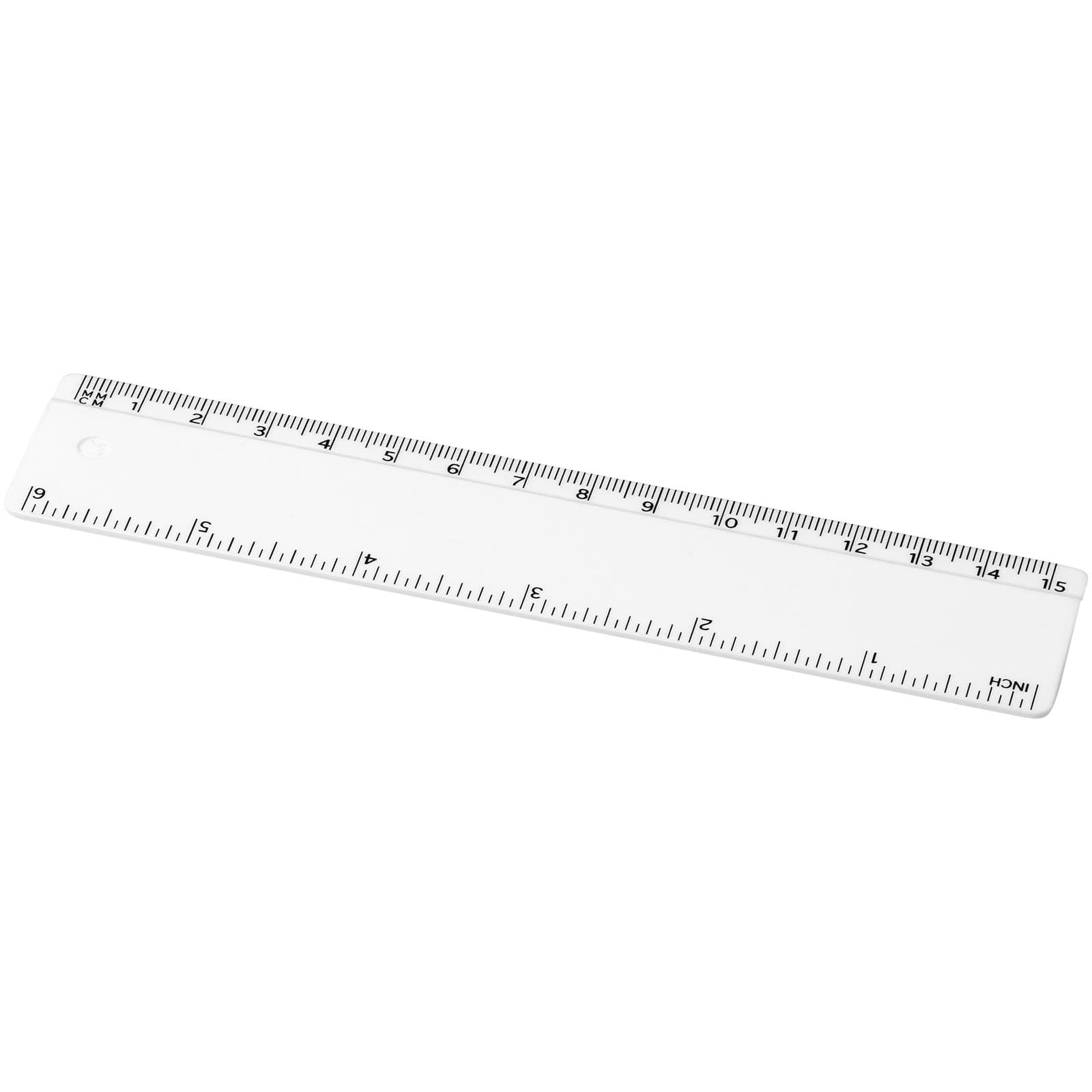 Riglă din plastic reciclat Refari 15 cm