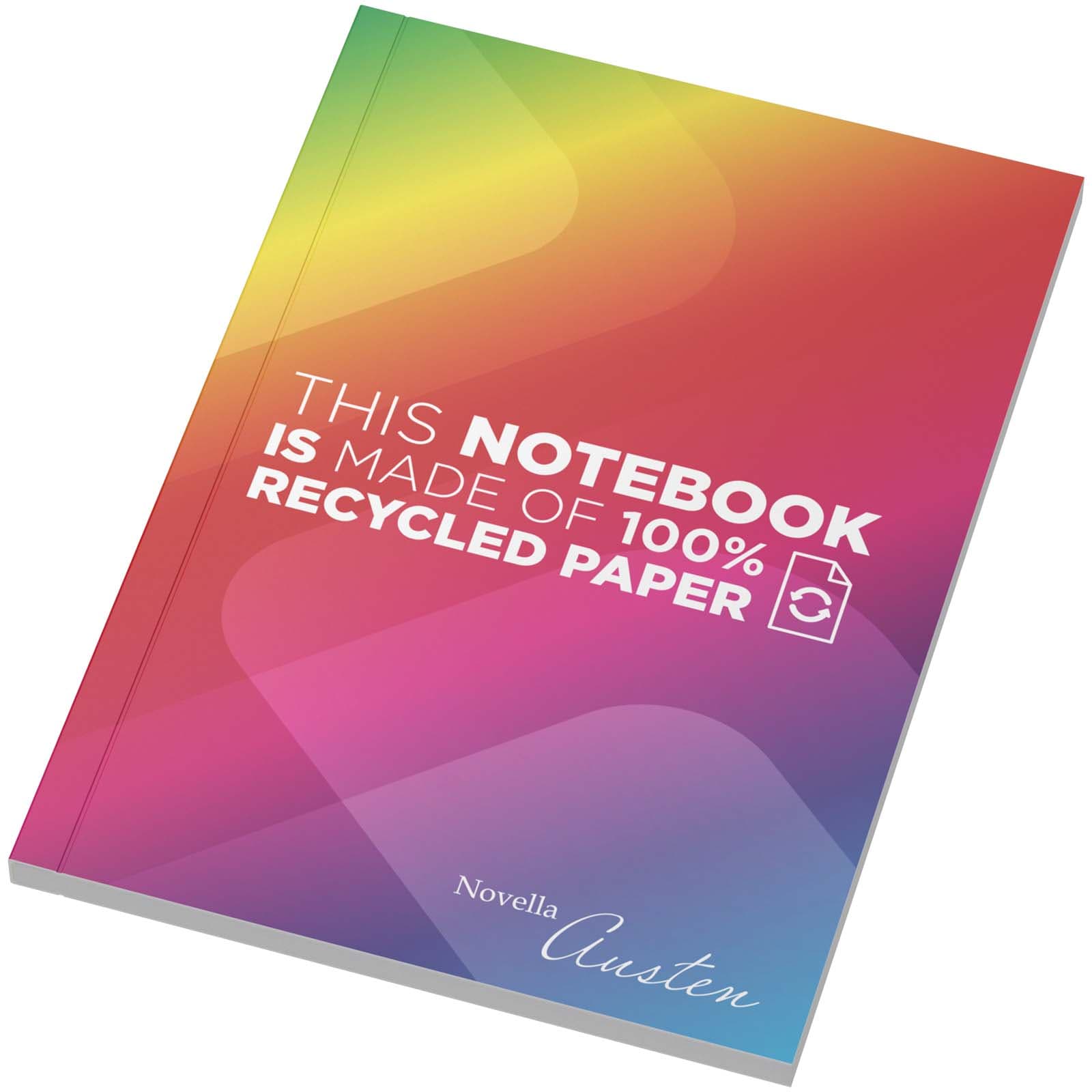 Novella Austen A6 — agendă reciclată cu coperți flexibile, 50 de file
